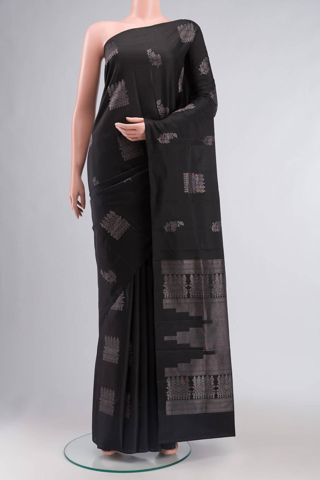 Black Soft Silk Saree