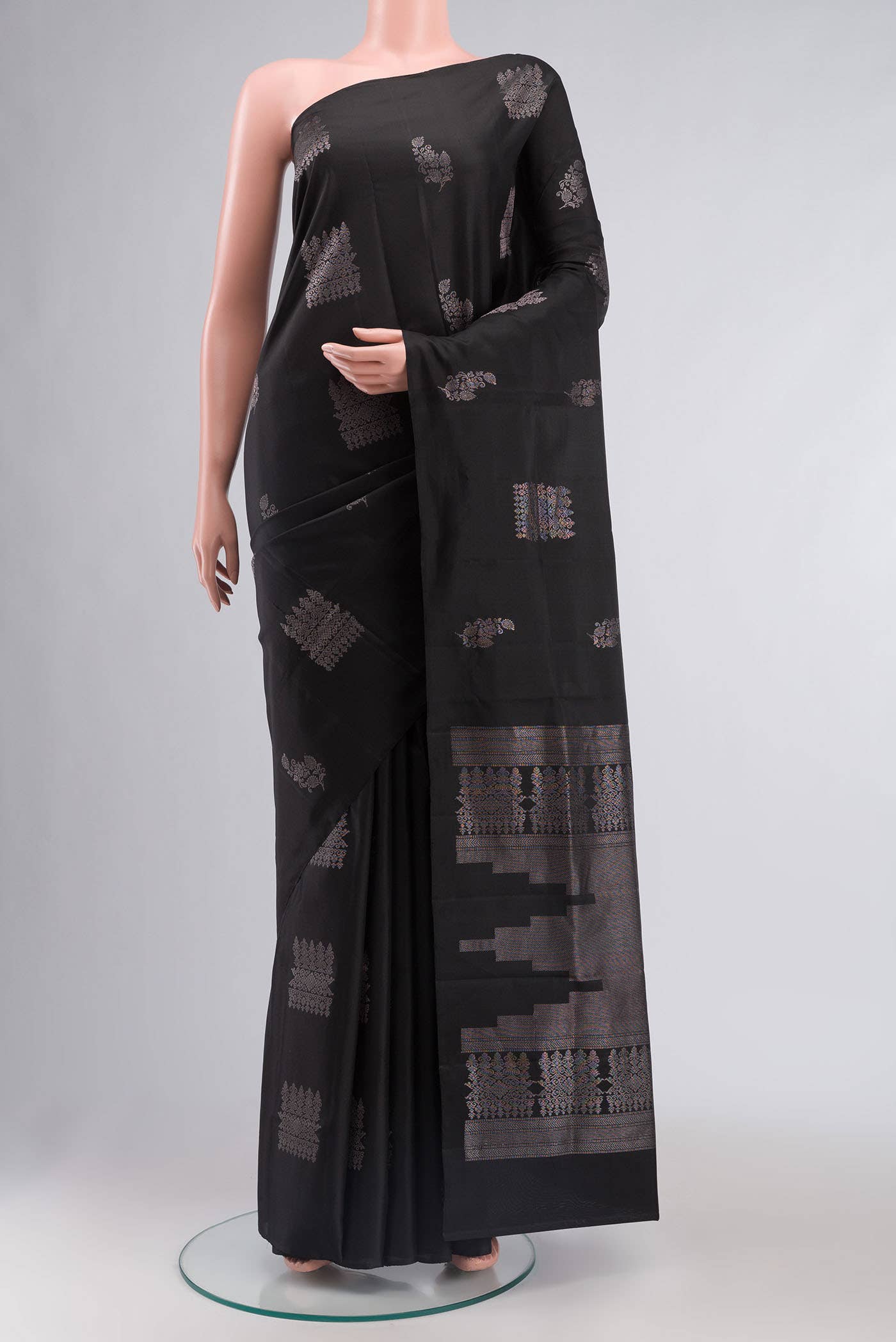 Black Soft Silk Saree