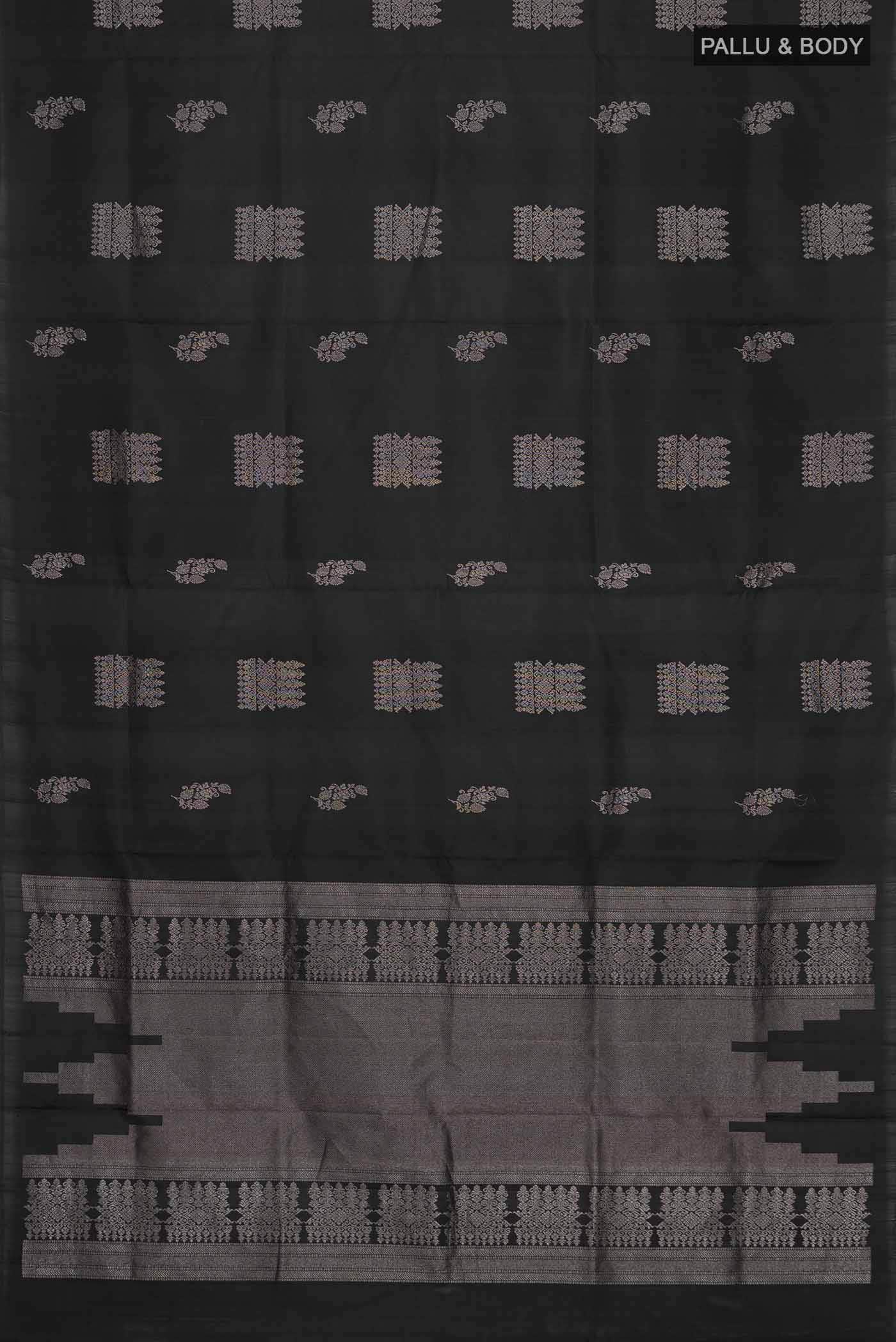 Black Soft Silk Saree