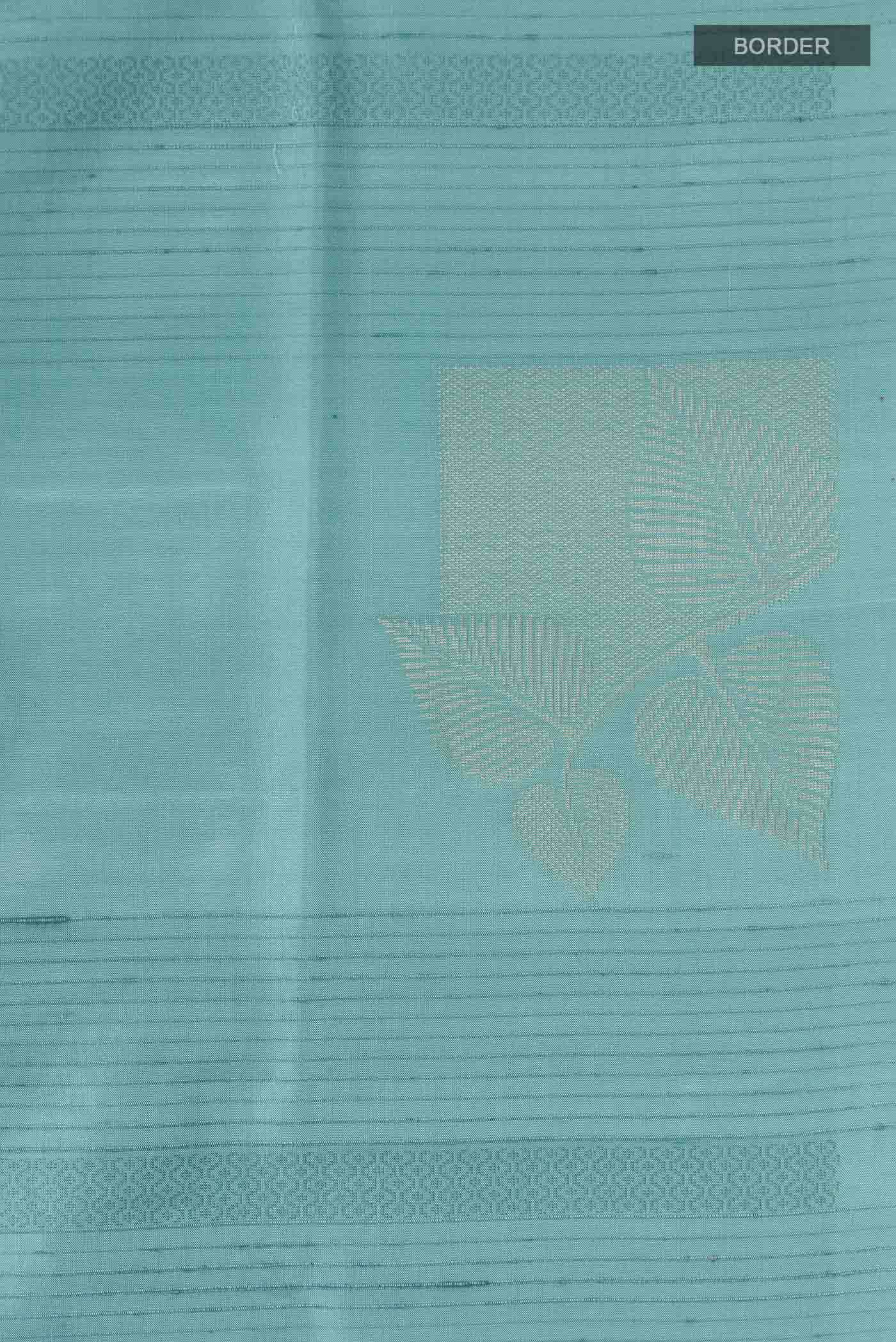 Turquoise Soft Silk Saree