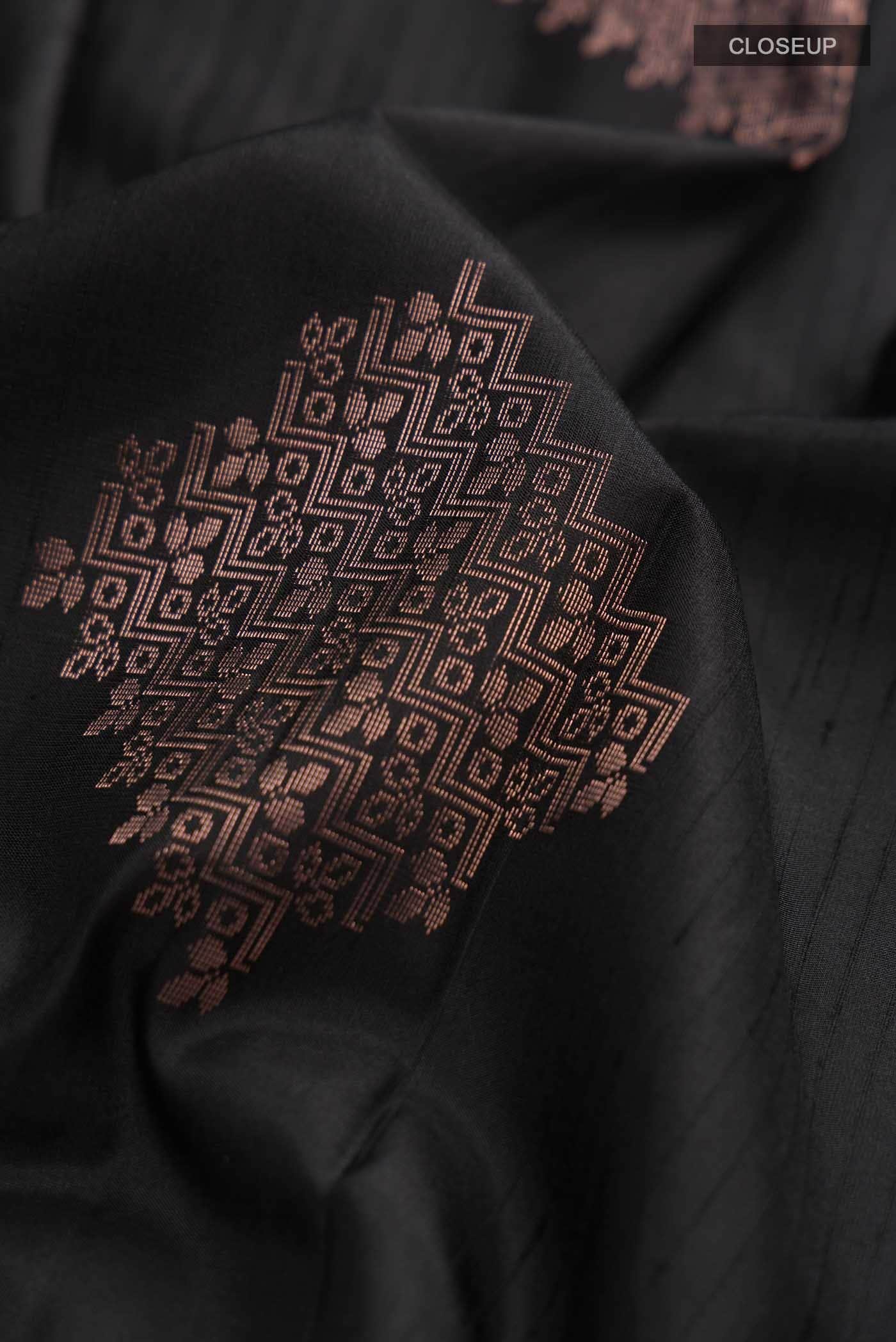 Black Soft Silk Saree