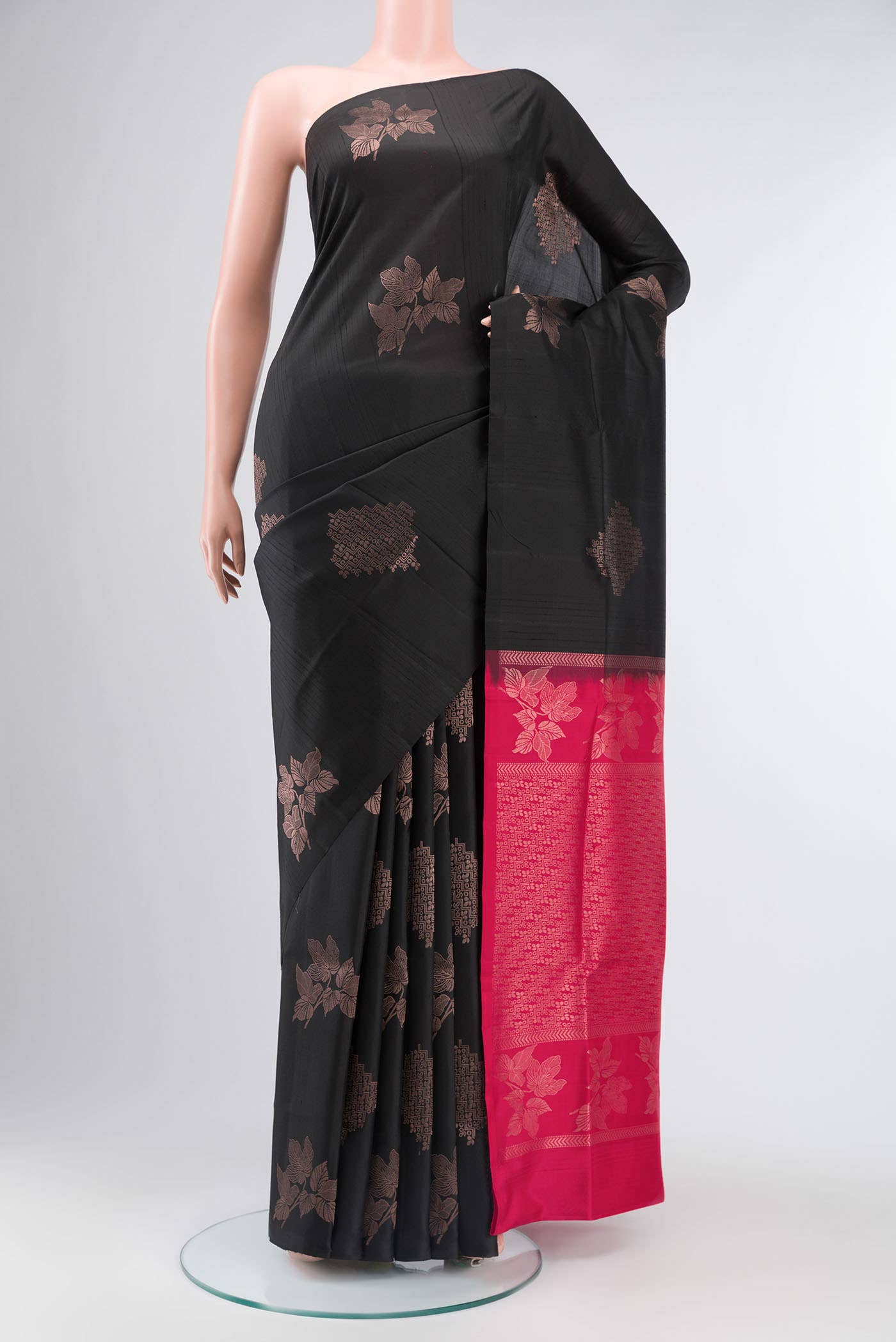Black Soft Silk Saree
