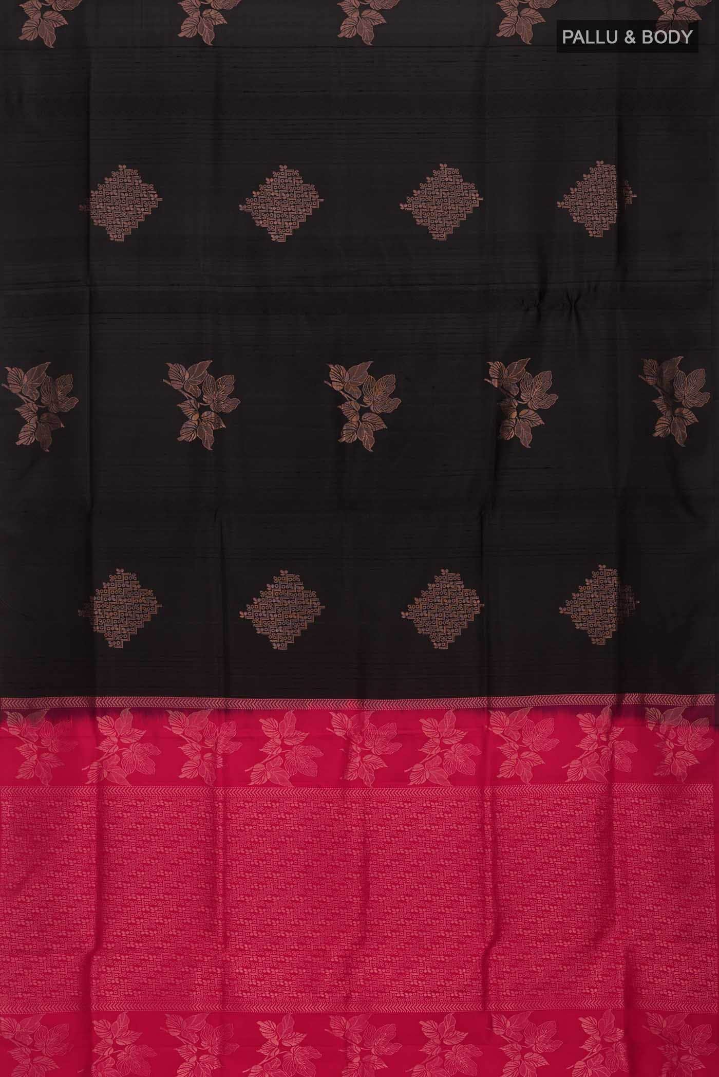 Black Soft Silk Saree