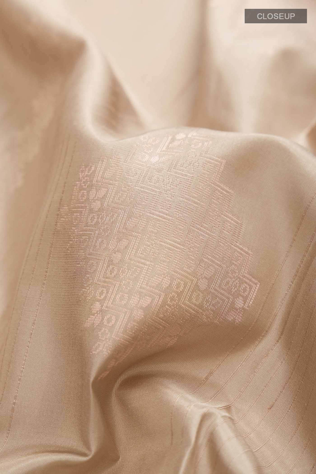 Beige Soft Silk Saree