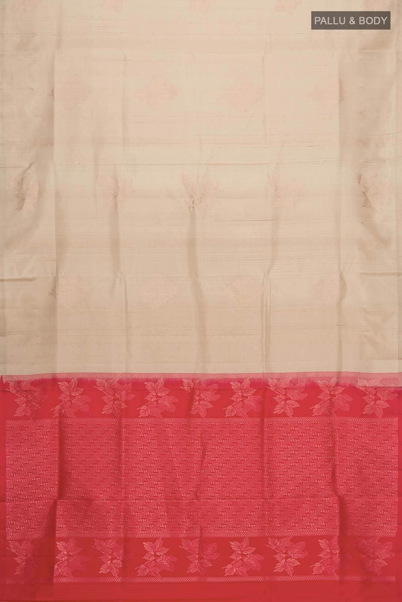 Beige Soft Silk Saree