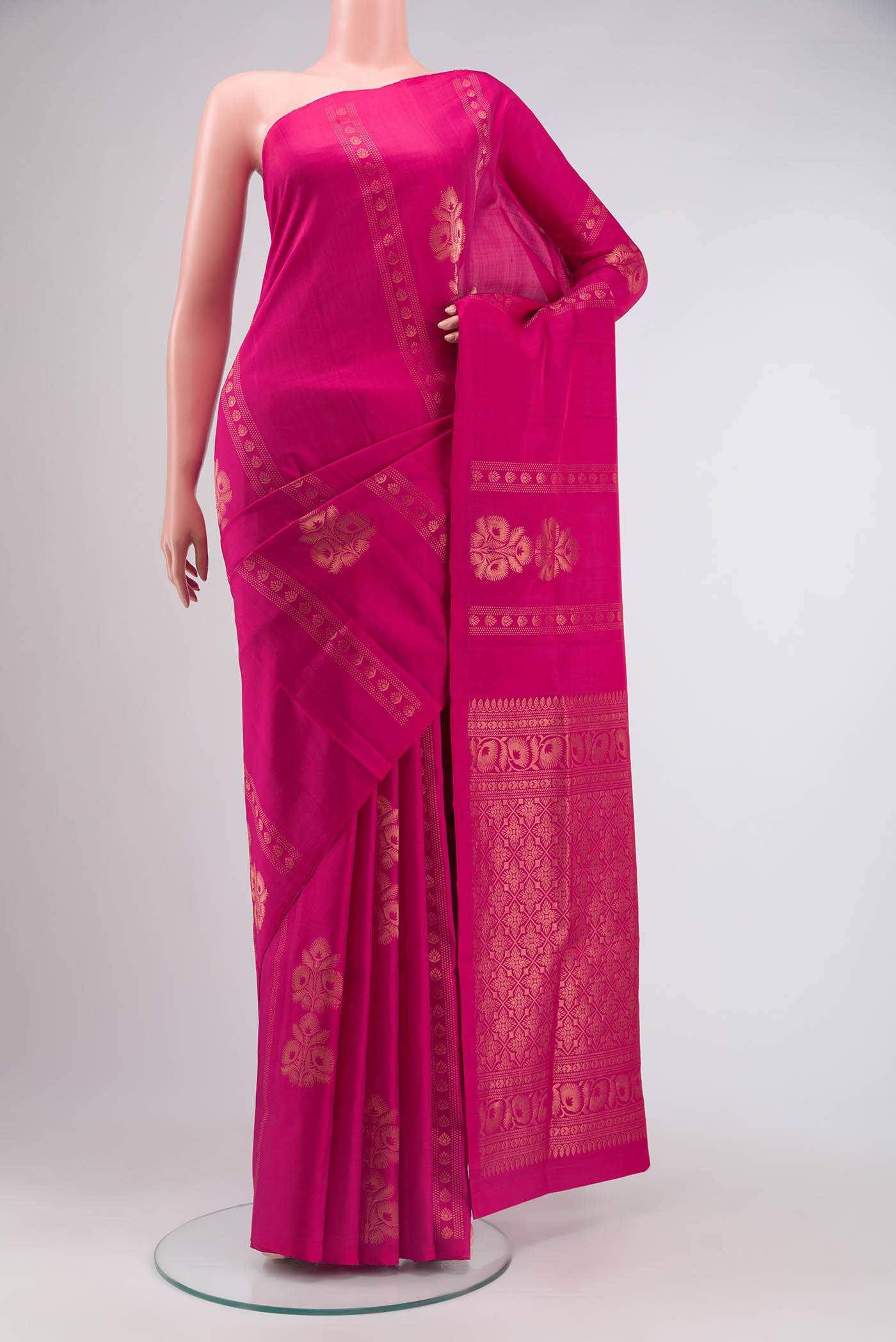 Pink Soft Silk Saree