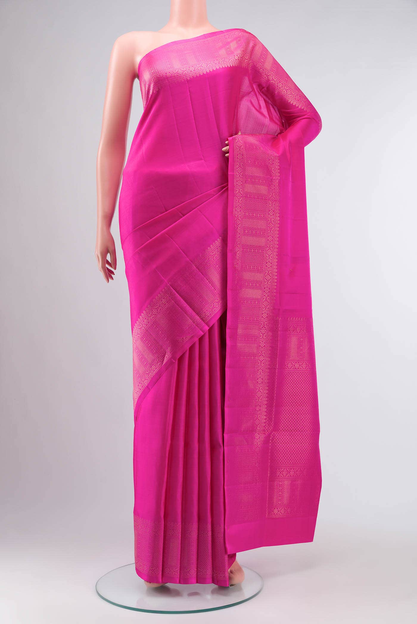 Pink Soft Silk Saree