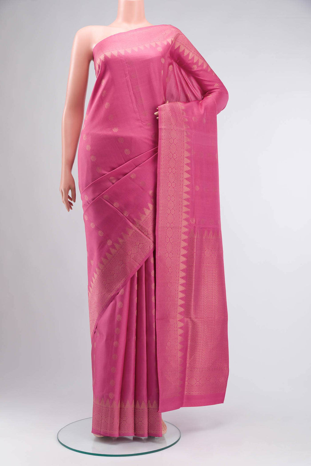 Pink Soft Silk Saree