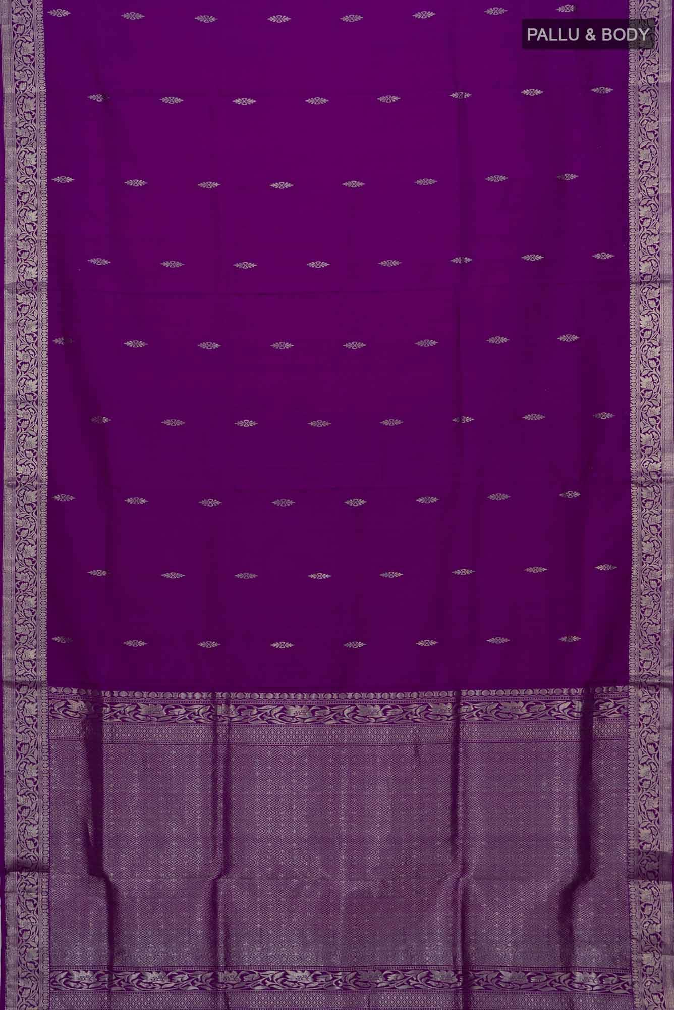 Violet Soft Silk Saree