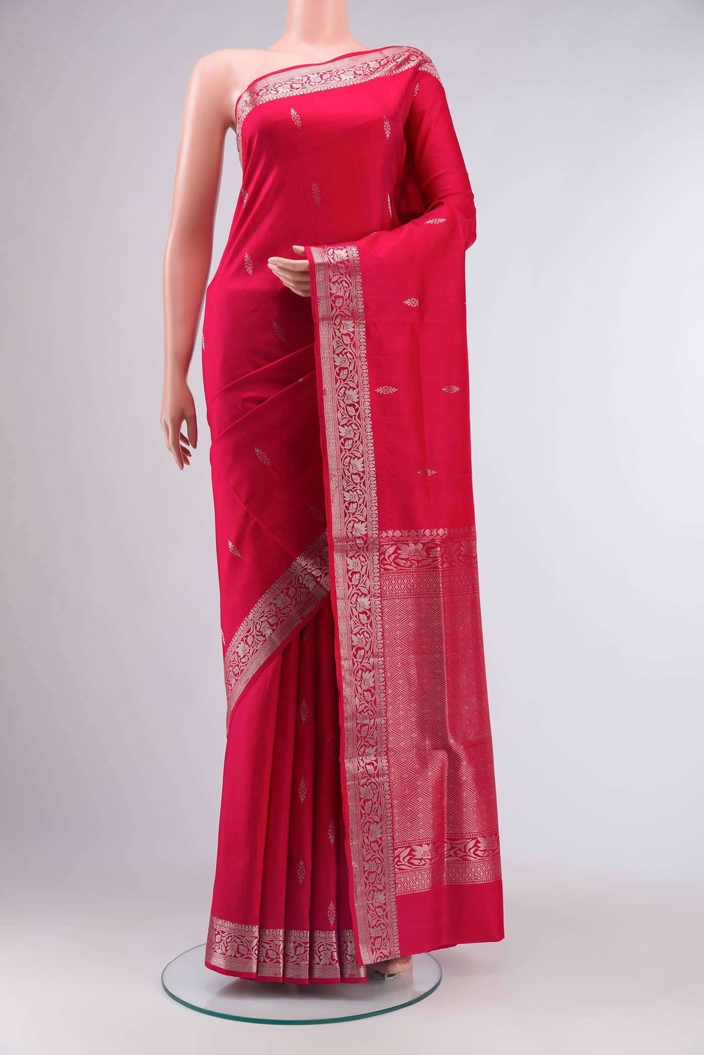 Pink Soft Silk Saree