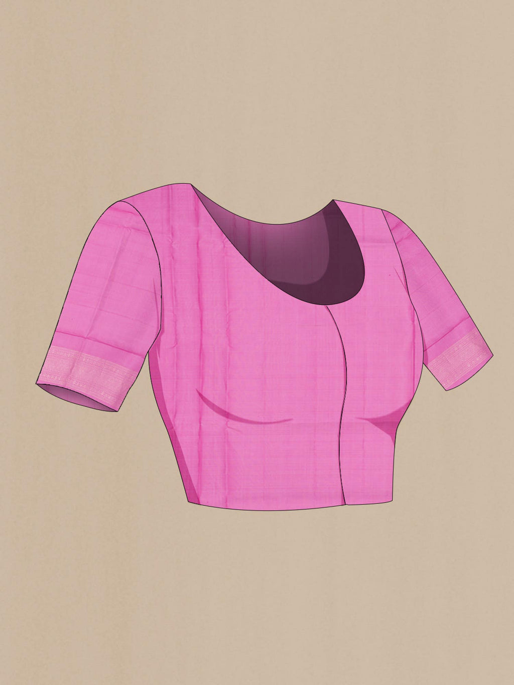 Pink Soft Silk Saree