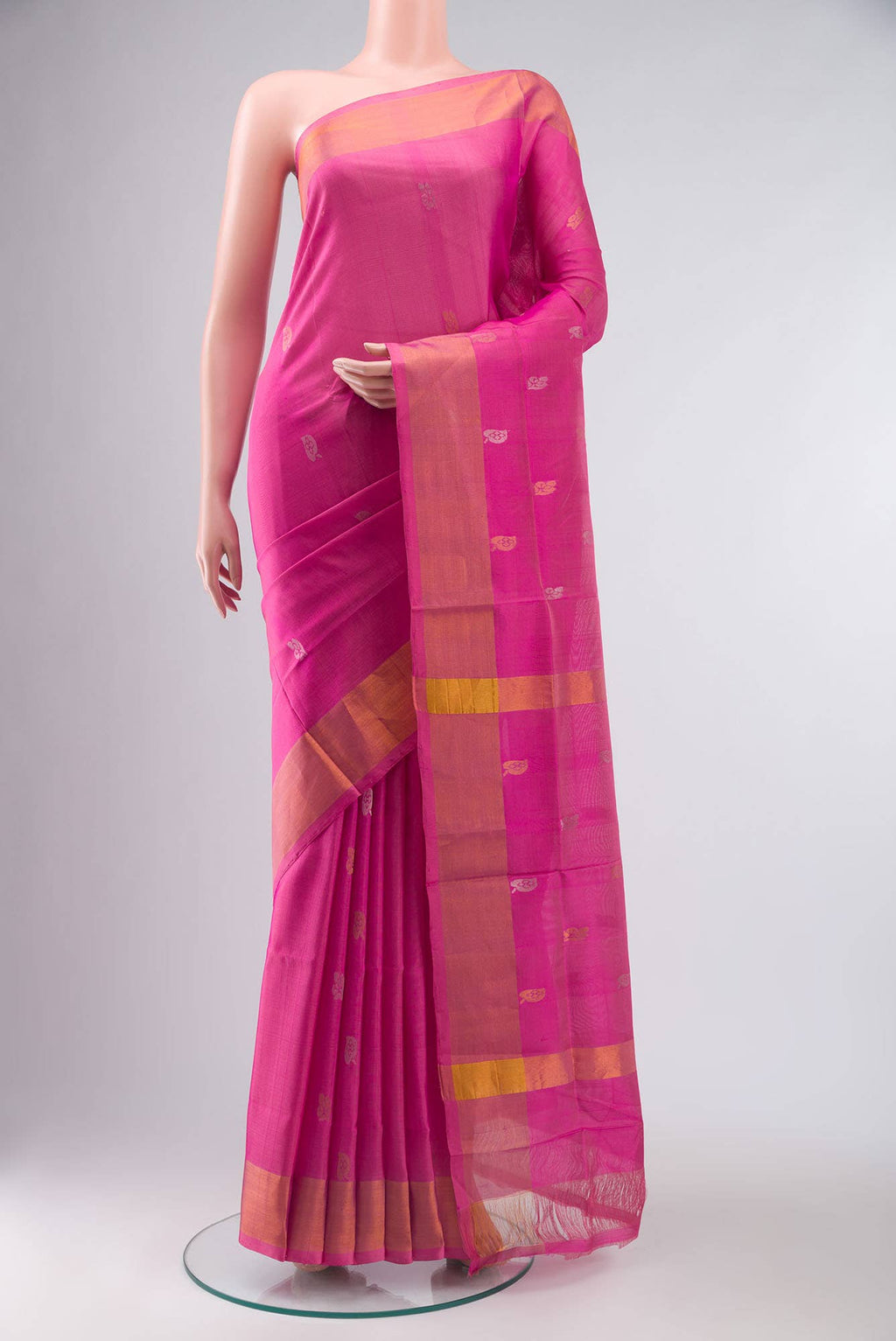 Pink Uppada Silk Saree