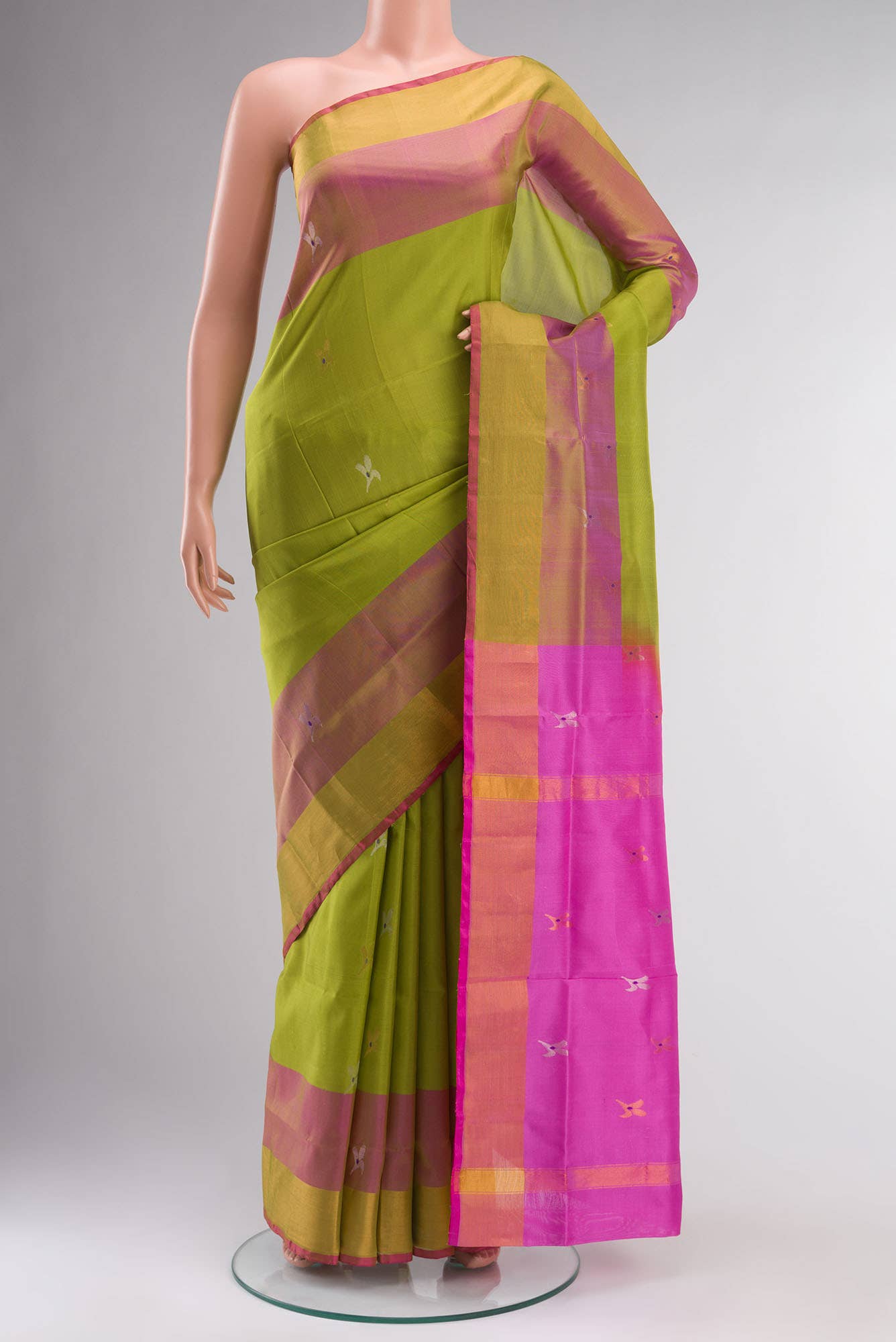 Green Uppada Silk Saree