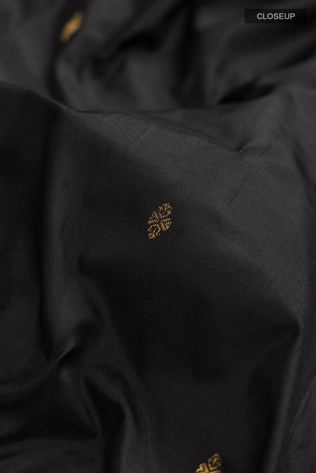 Black Bangalore Silk Saree
