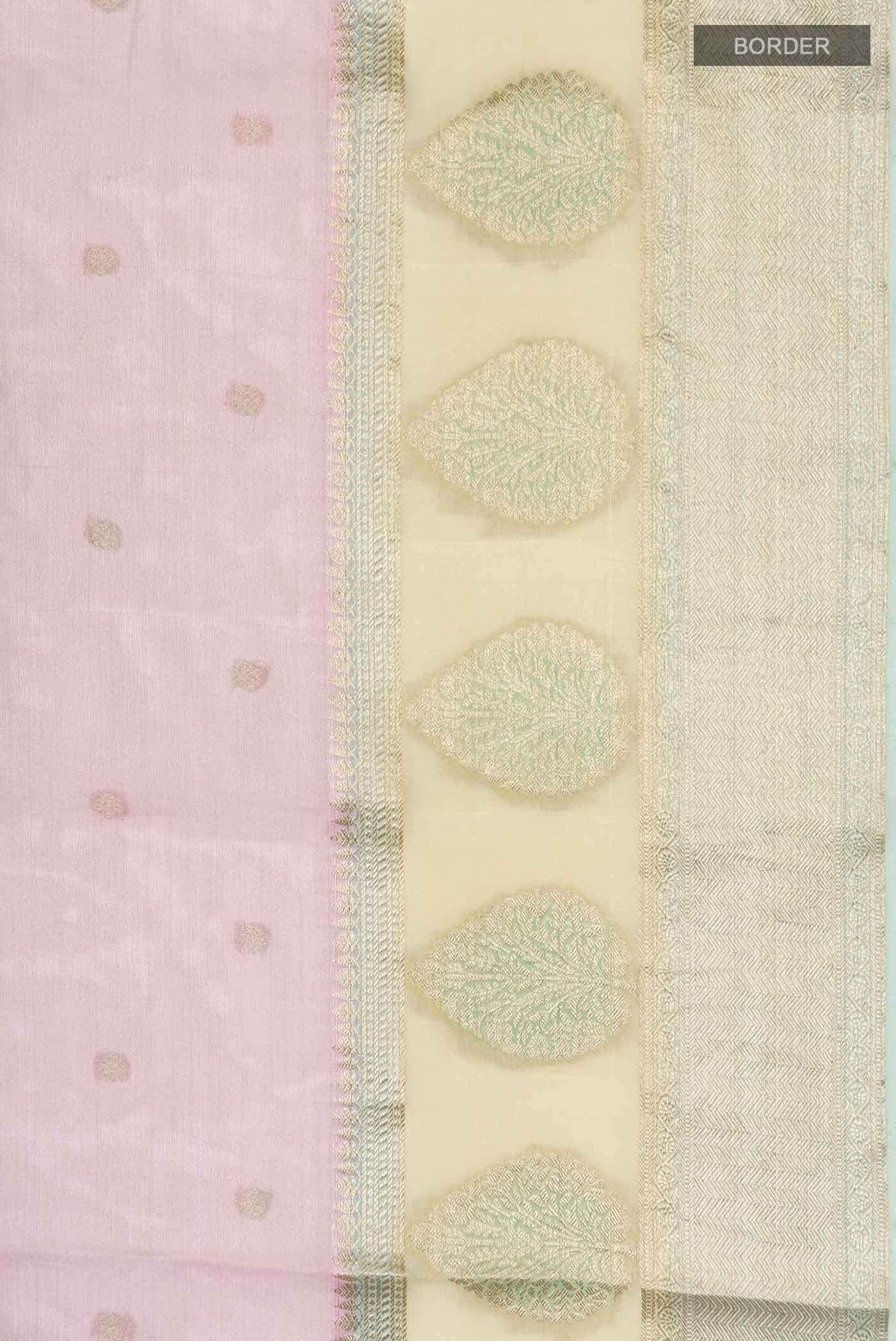 Pink Mysore Georgette Saree