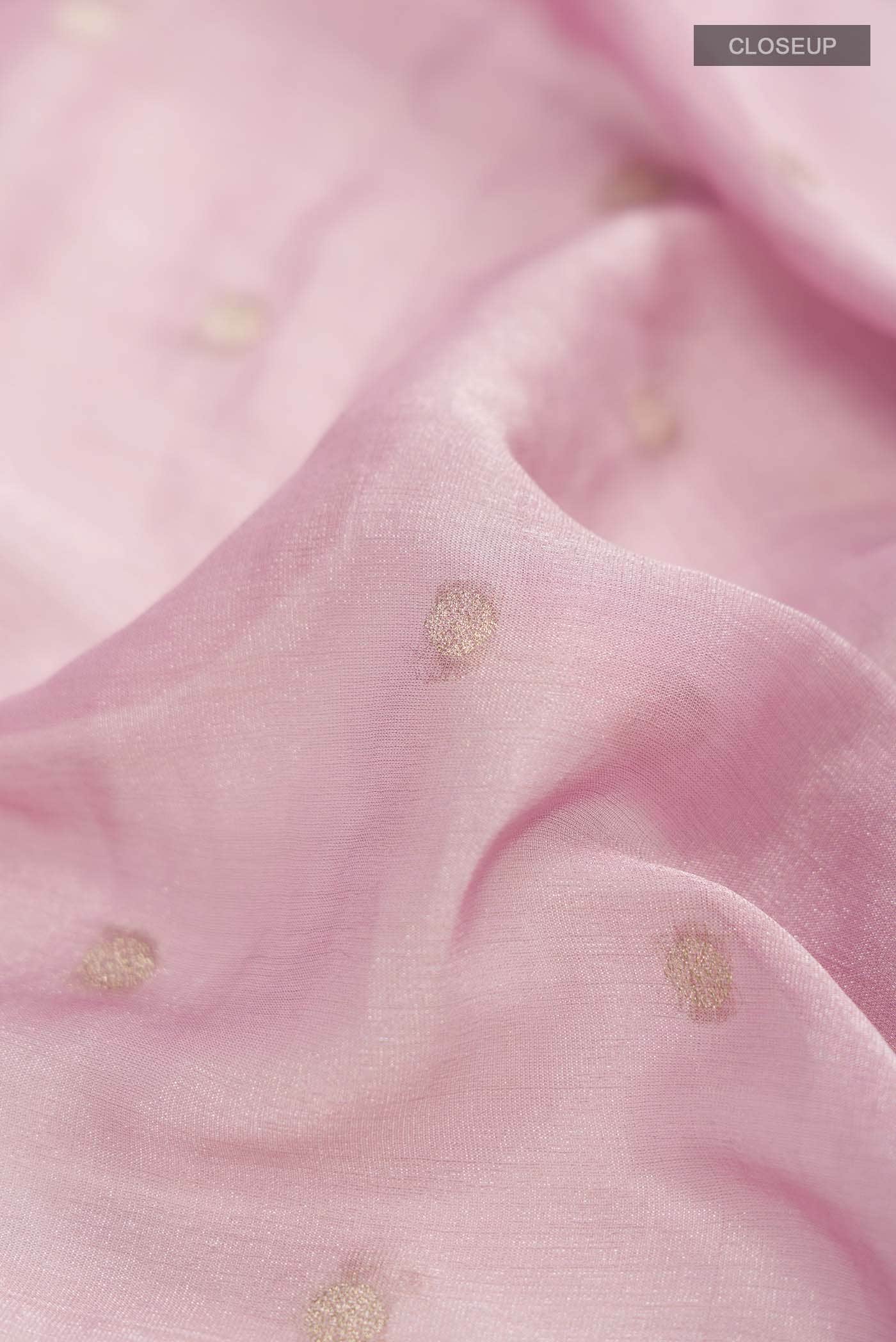 Pink Mysore Georgette Saree