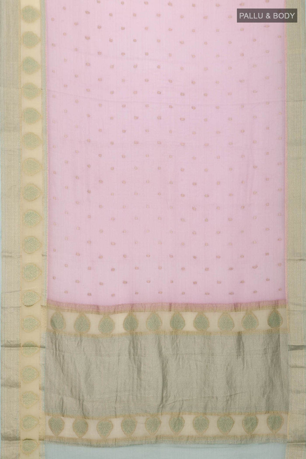 Pink Mysore Georgette Saree