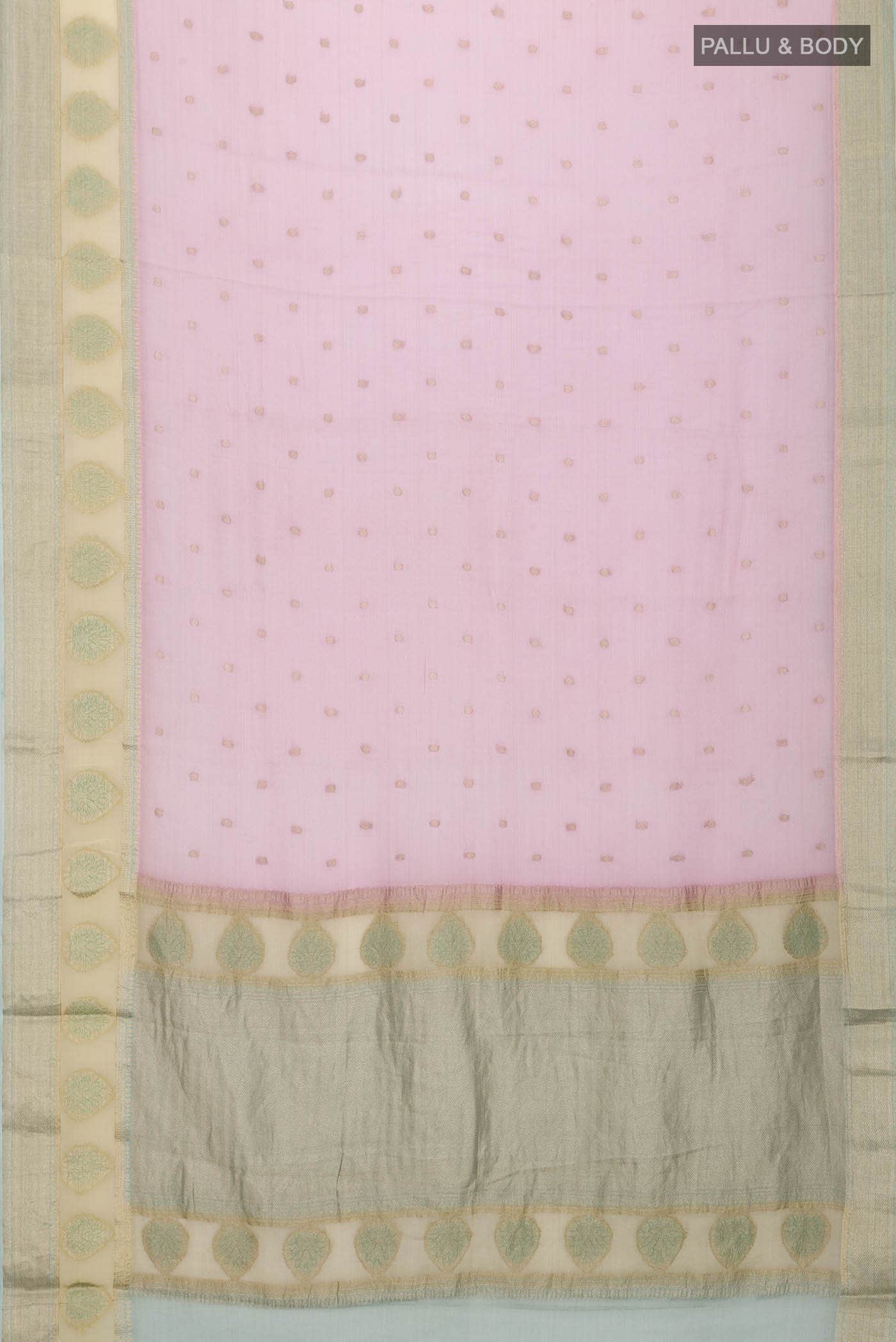 Pink Mysore Georgette Saree