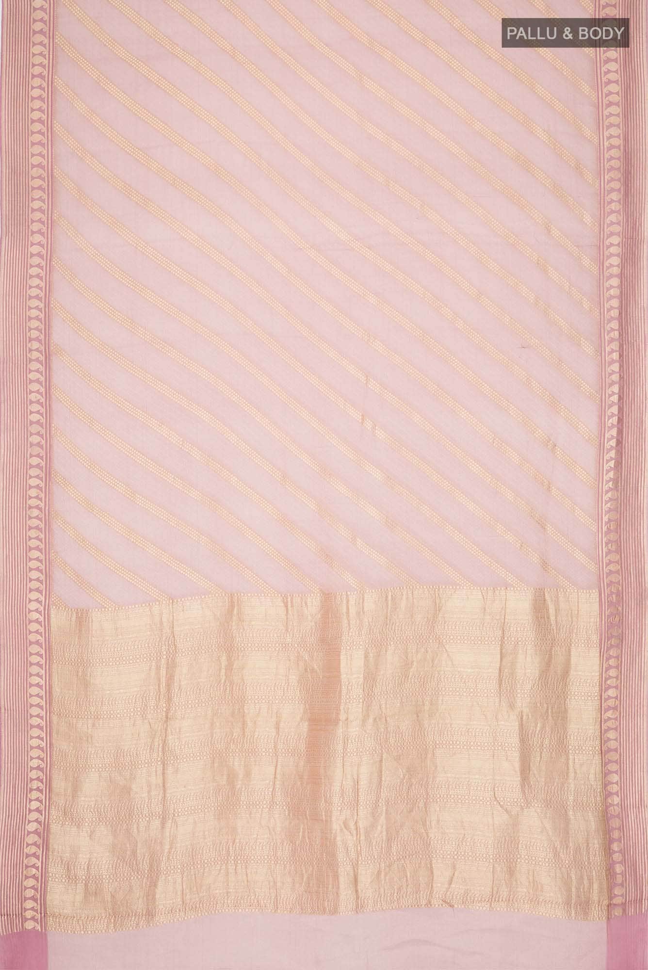 Pink Georgette Saree