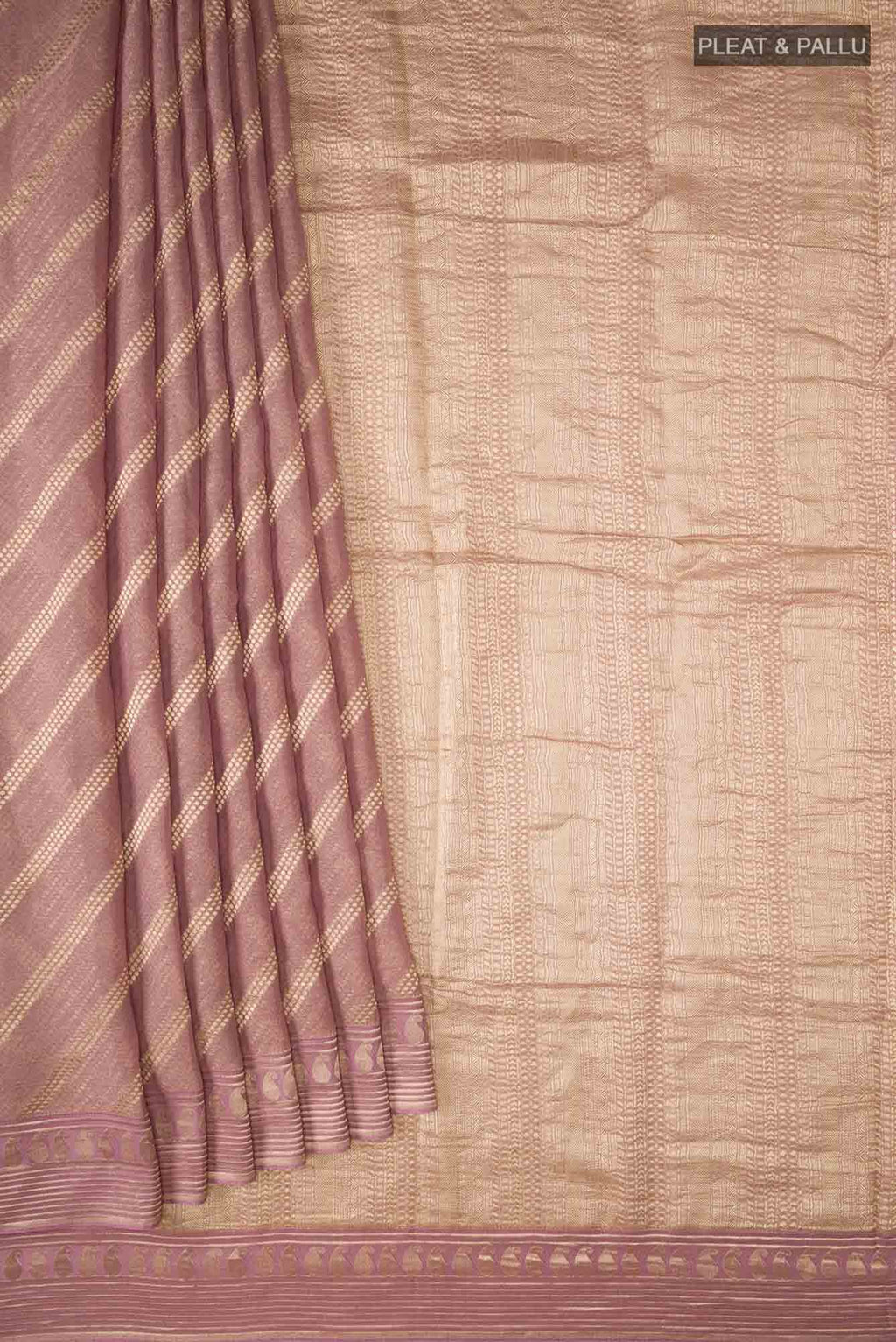 Pink Georgette Saree