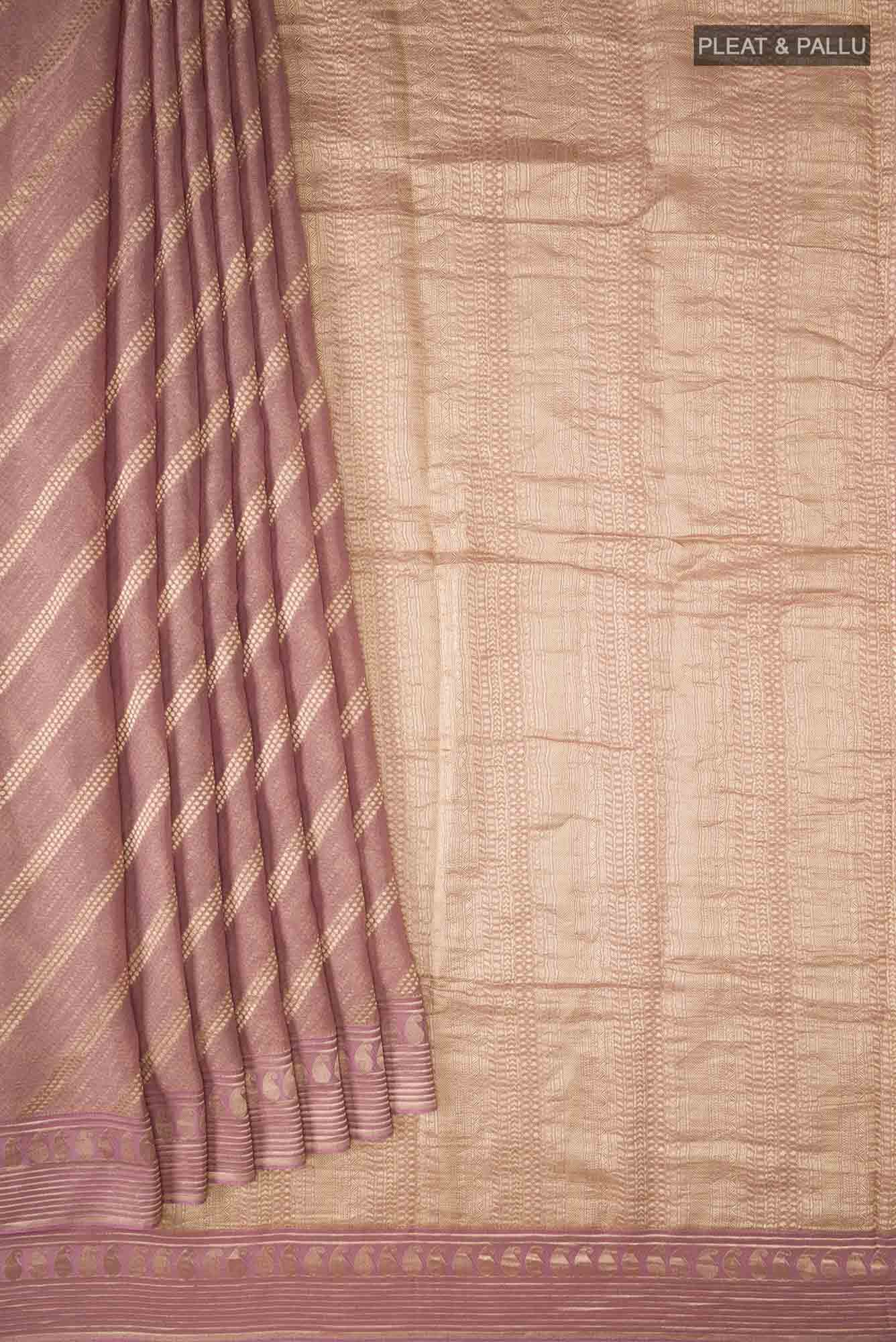 Pink Georgette Saree