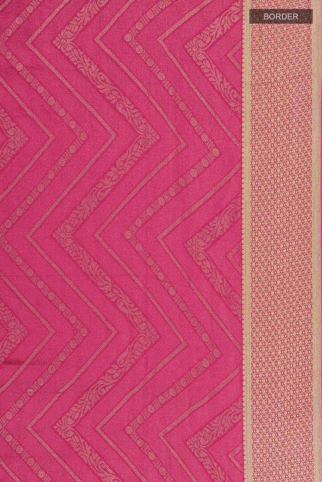 Pink Mysore Crepe Saree