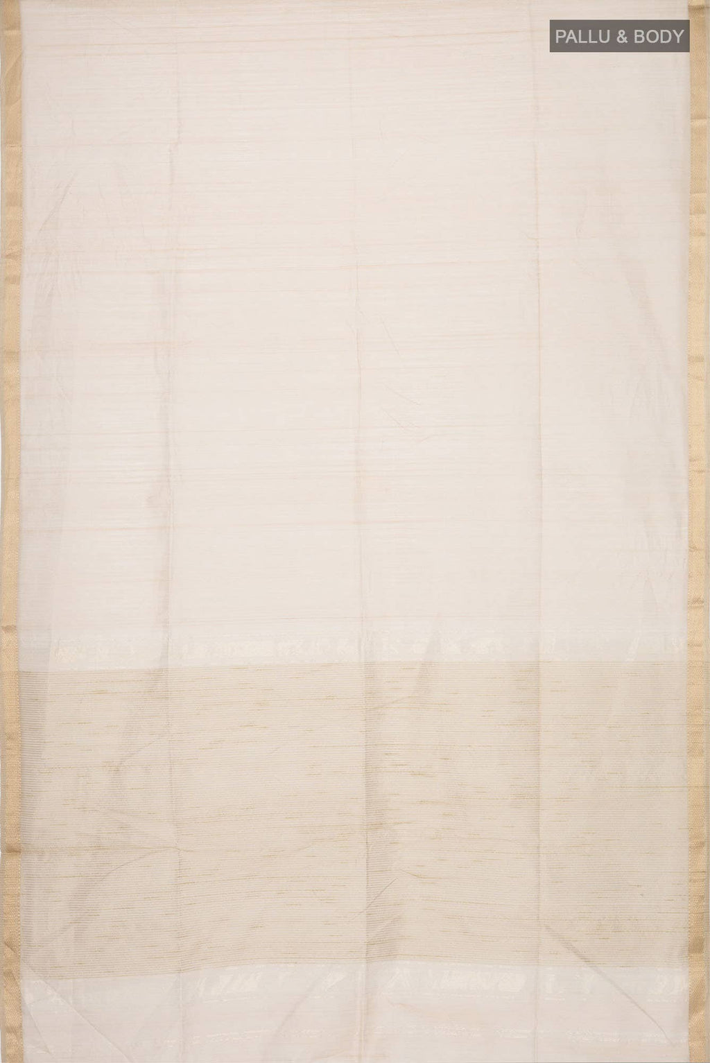 Beige Blended Maheshwari Silk Cotton Saree