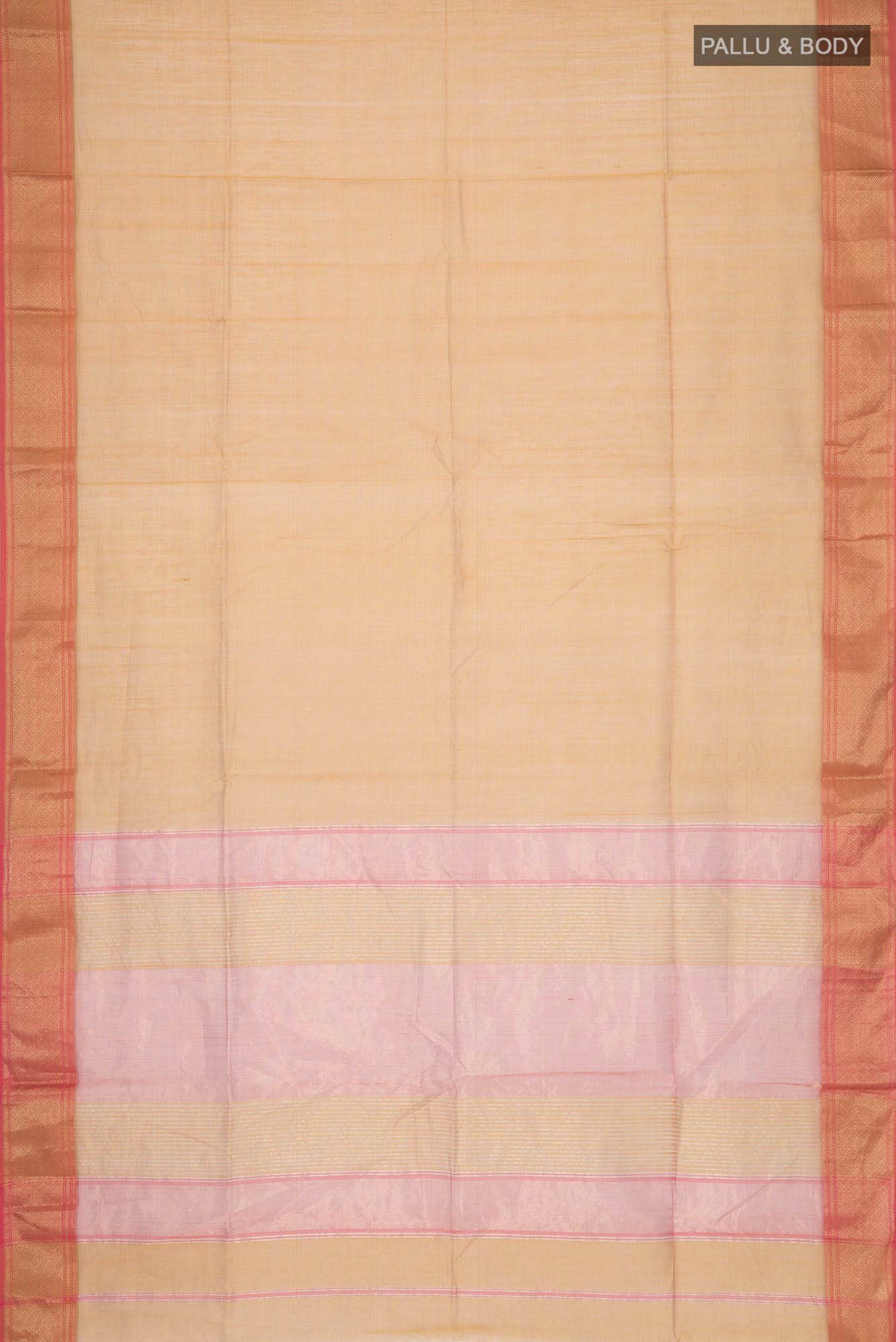 Mustard Blended Maheshwari Silk Cotton Saree