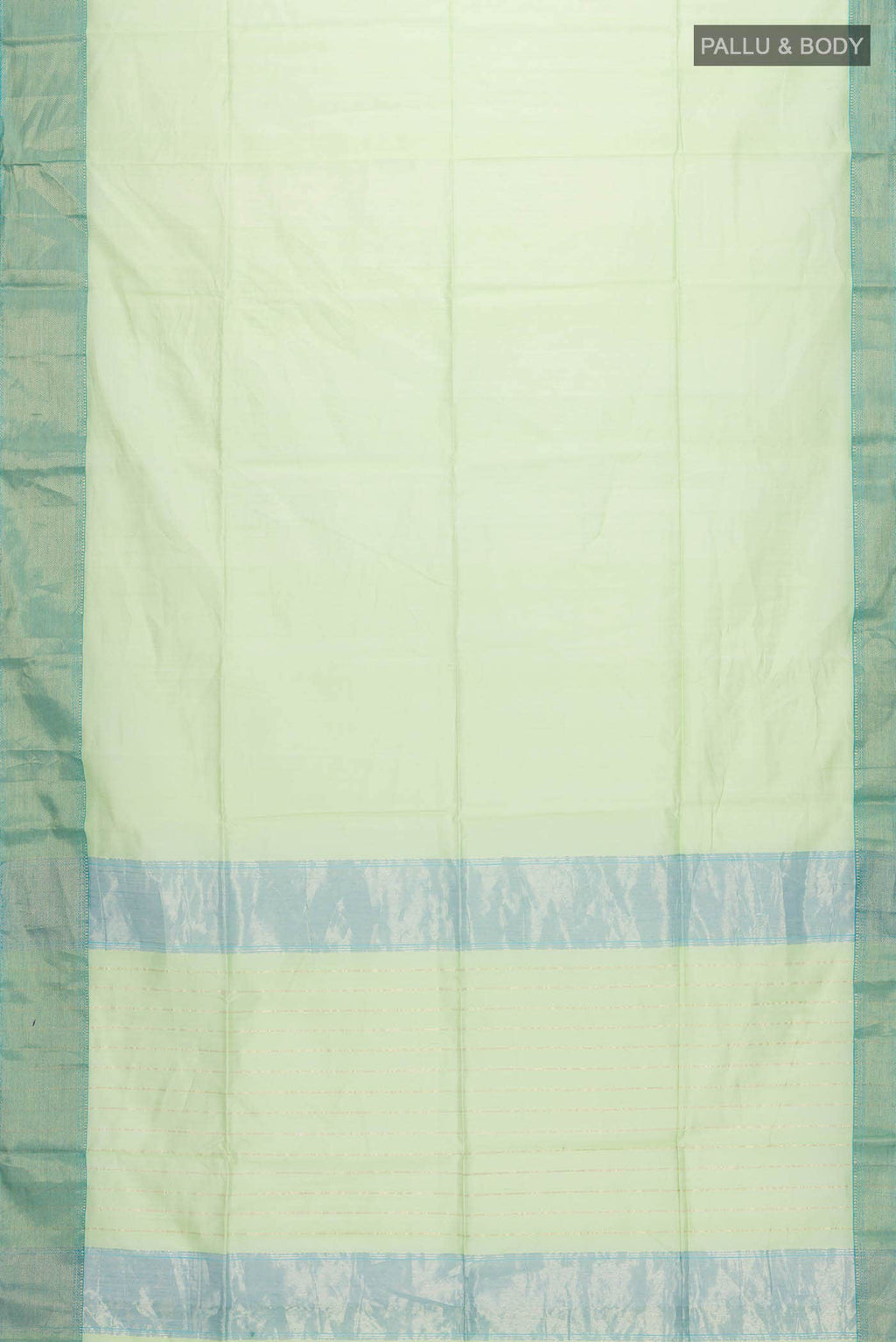 Green Maheshwari Silk Cotton Saree