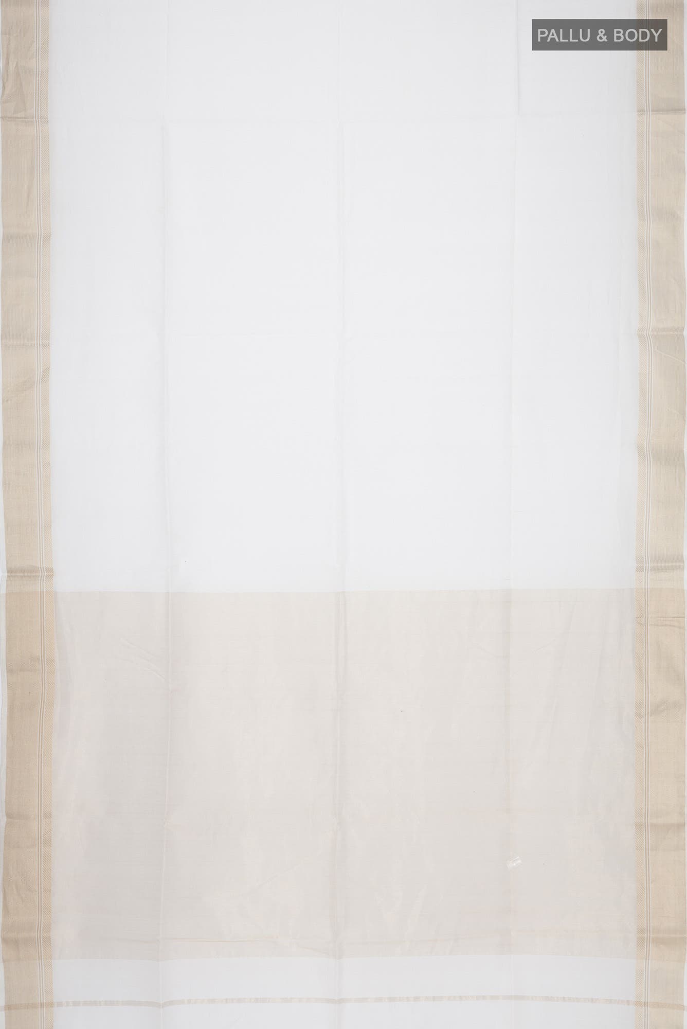 Off White Maheshwari Silk Cotton Saree