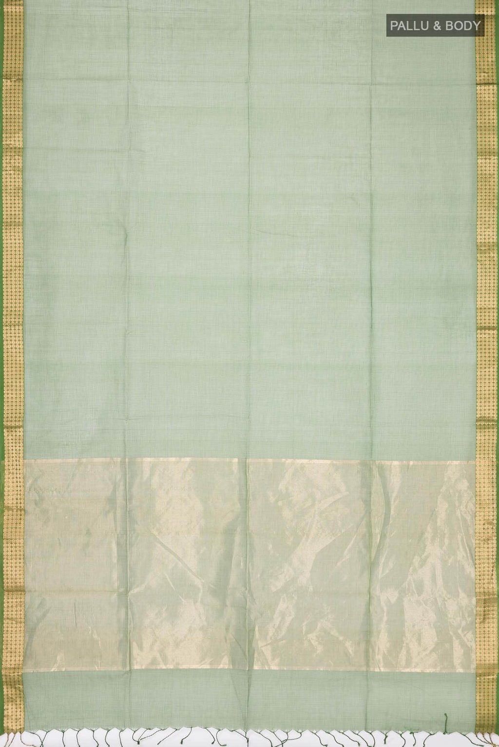 Green Maheshwari Silk Cotton Saree