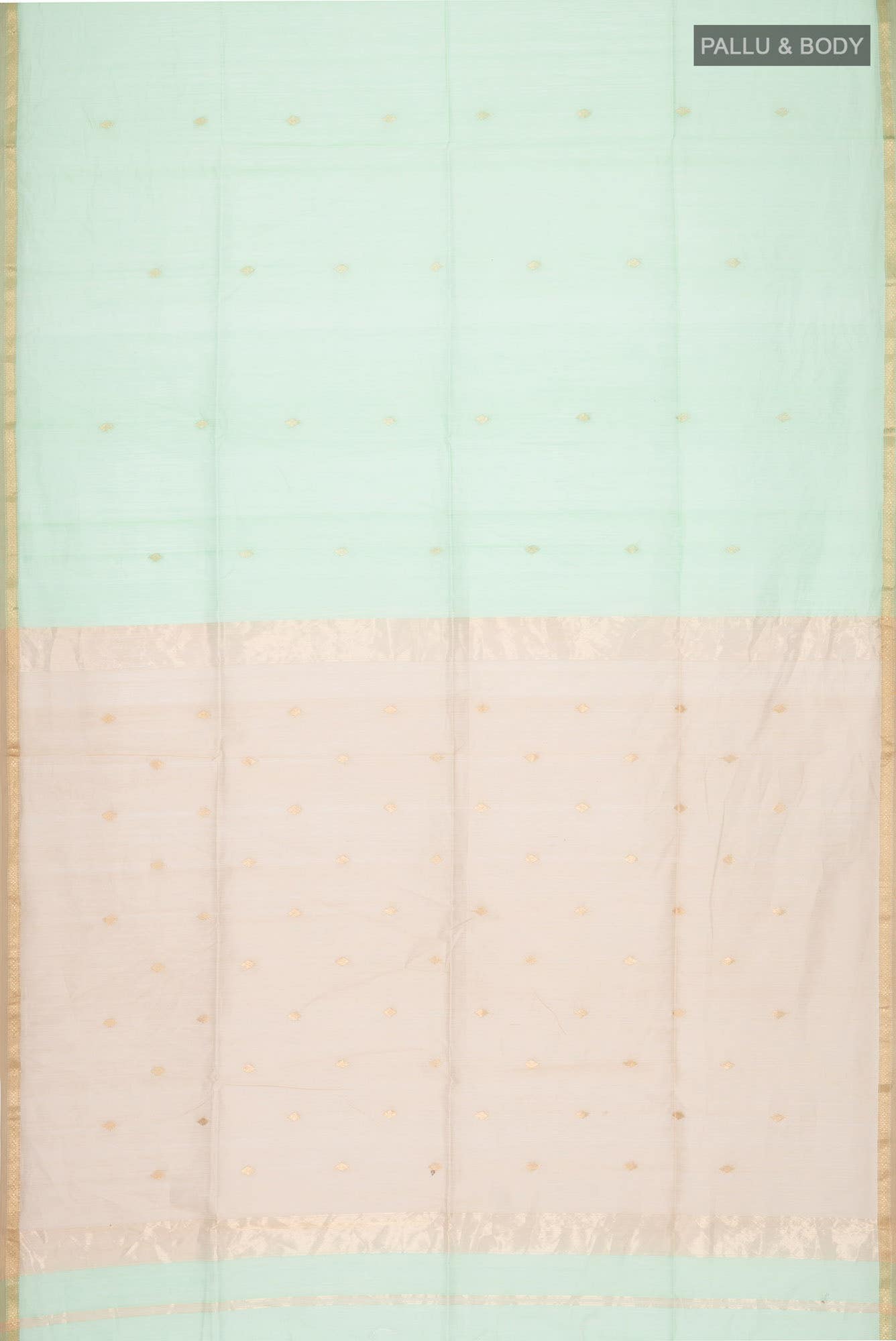 Green Blended Maheshwari Silk Cotton Saree