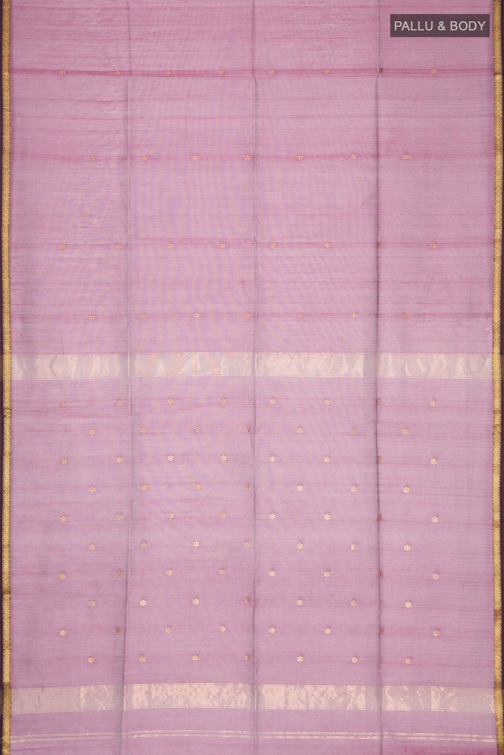 Magenta Maheshwari Silk Cotton Saree