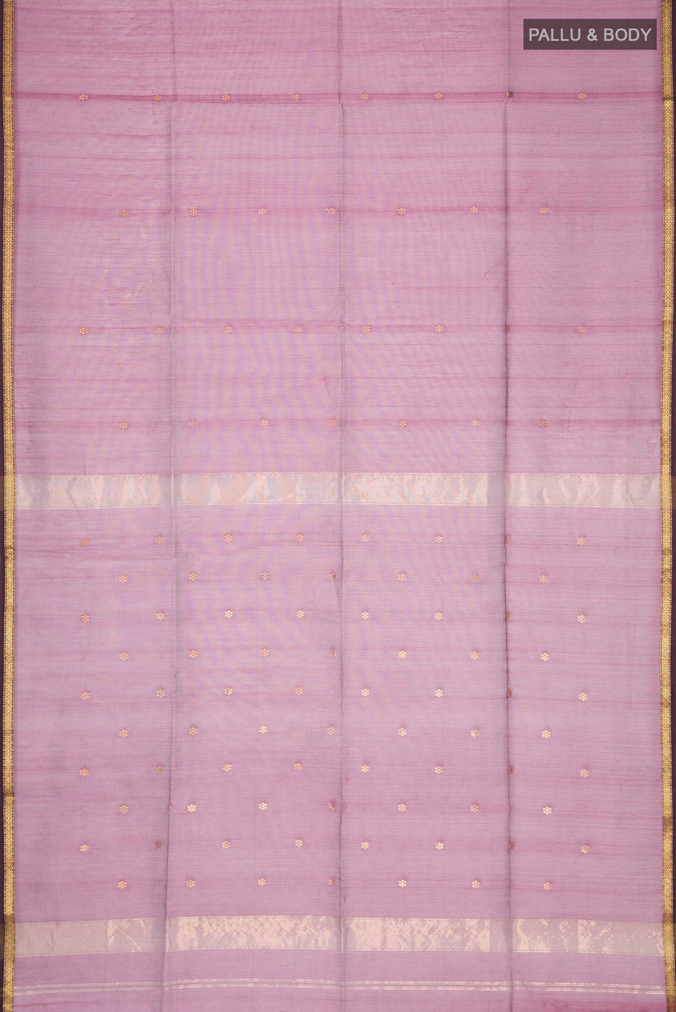 Magenta Maheshwari Silk Cotton Saree