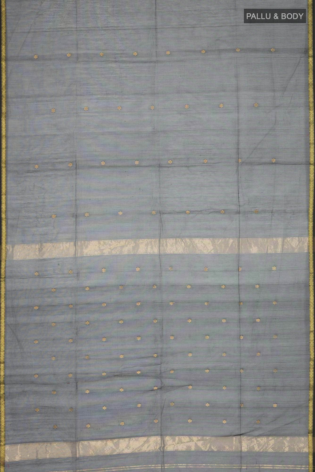 Black Blended Maheshwari Silk Cotton Saree