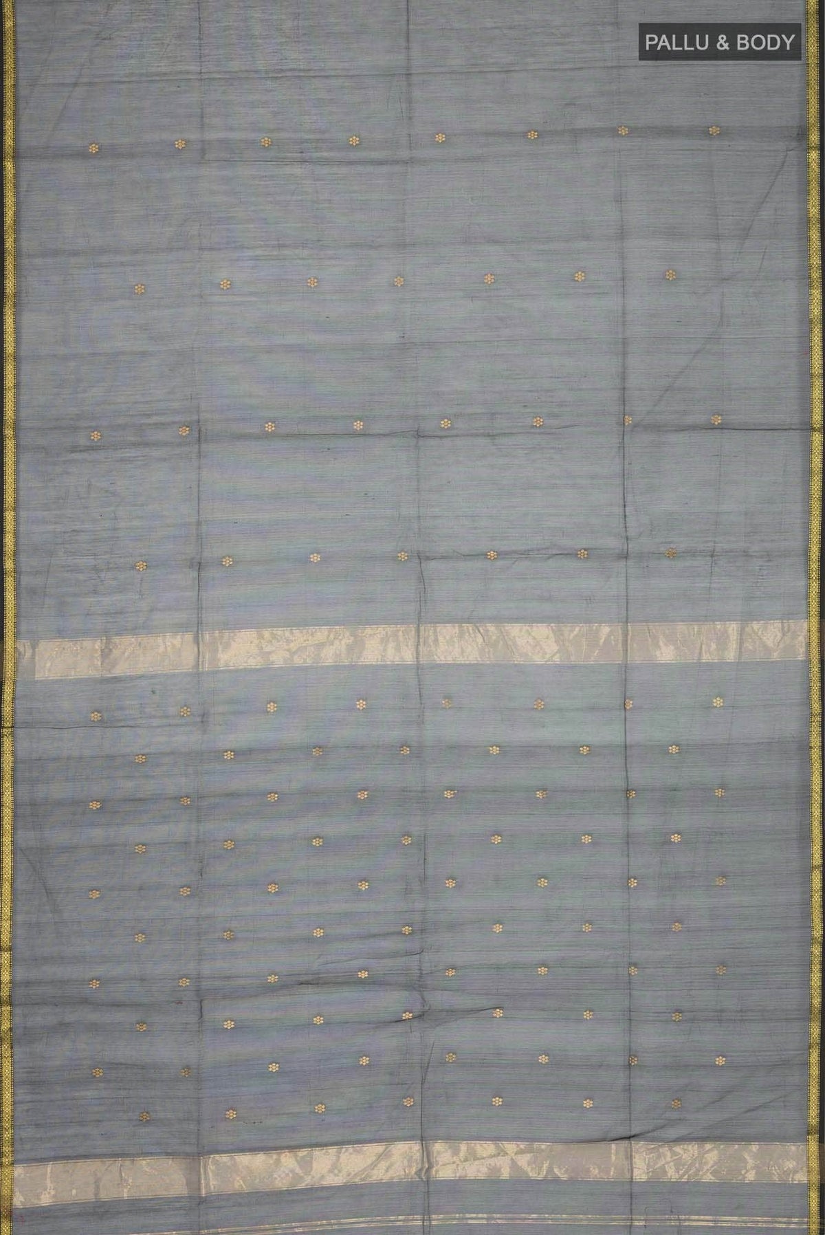 Black Blended Maheshwari Silk Cotton Saree