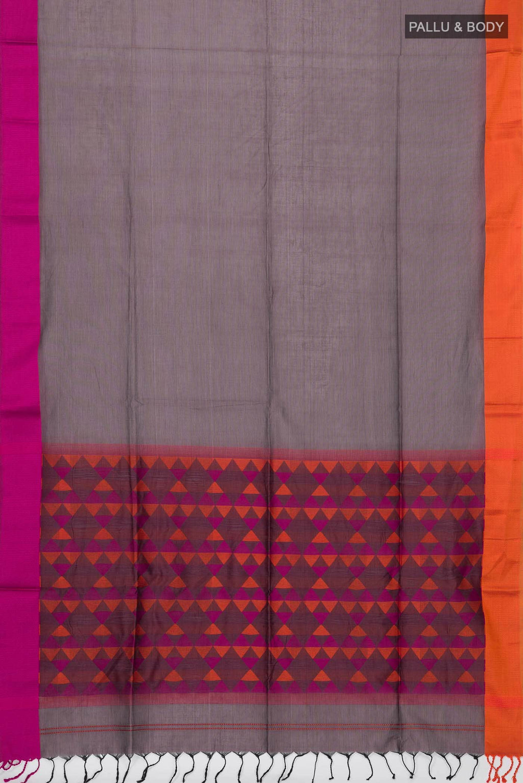 Purple Maheshwari Silk Cotton Saree