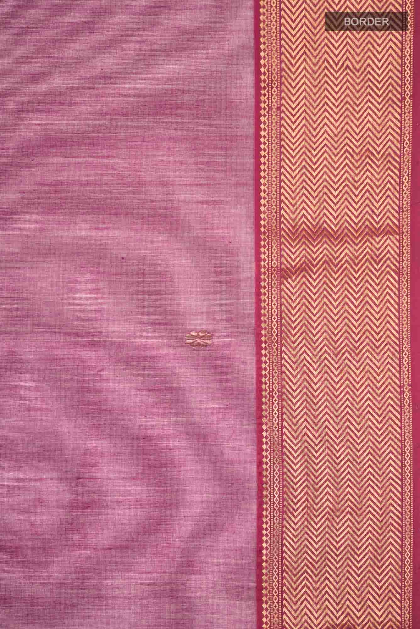 Magenta Maheshwari Silk Cotton Saree