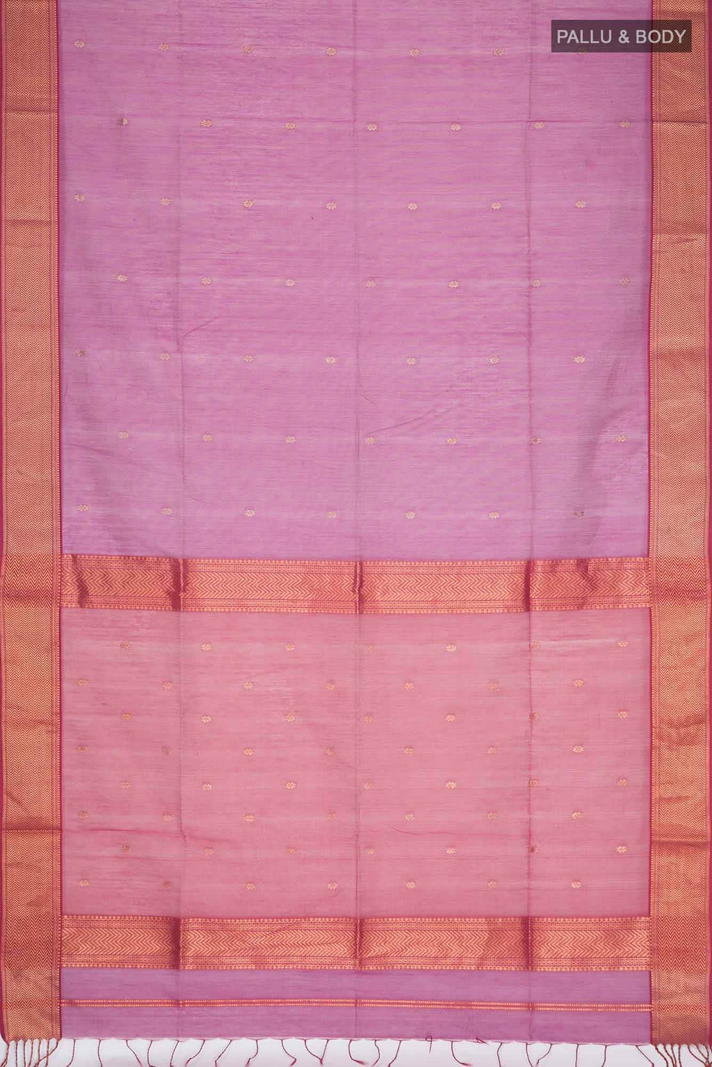 Magenta Maheshwari Silk Cotton Saree