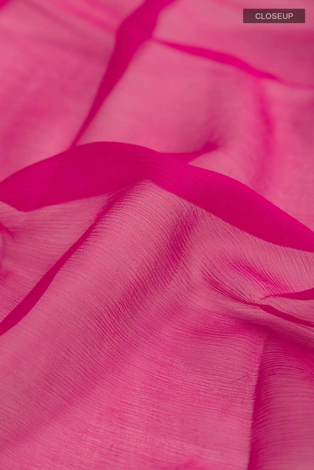 Pink Mysore Chiffon Saree