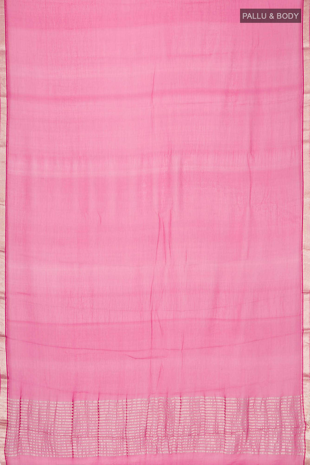 Pink Mysore Chiffon Saree