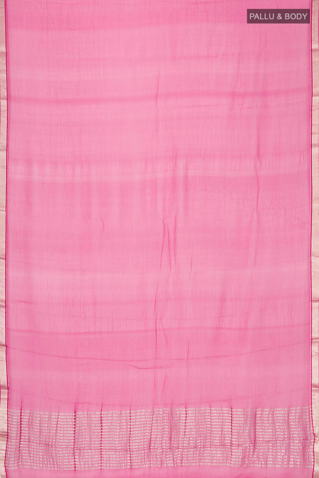 Pink Mysore Chiffon Saree