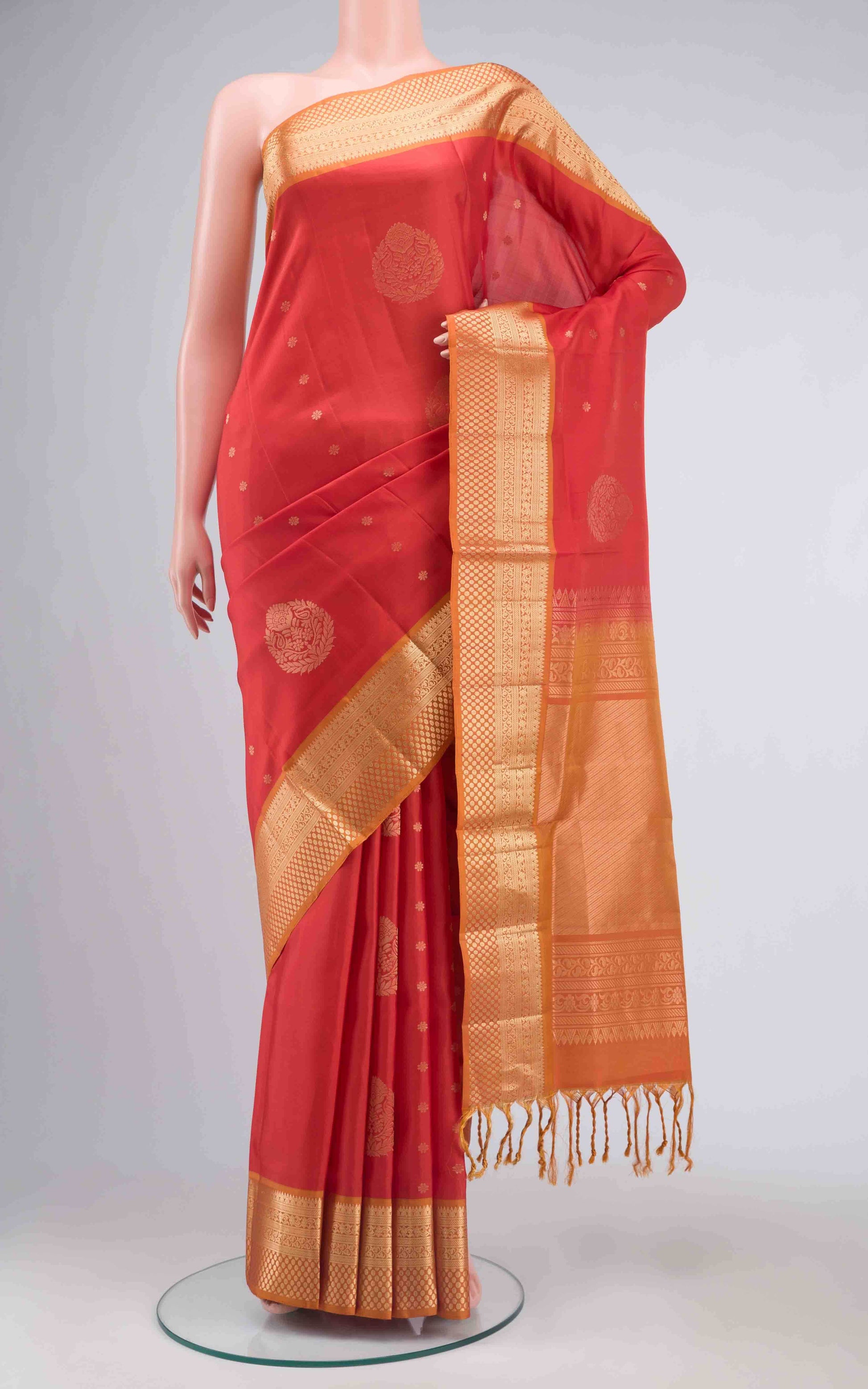 Red Soft Silk Saree