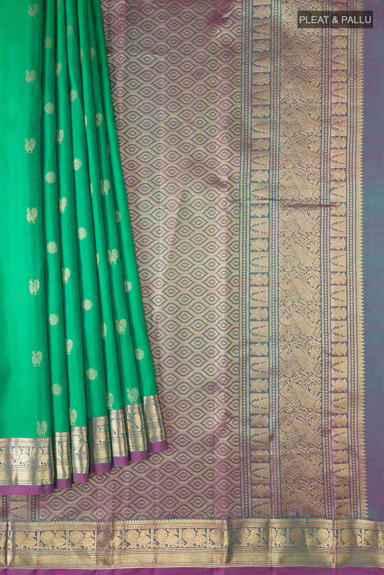 Green Kanchipuram Silk Saree