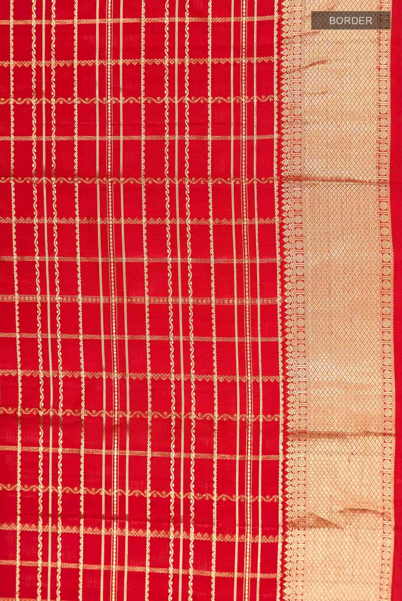 Red Kanchipuram Silk Saree