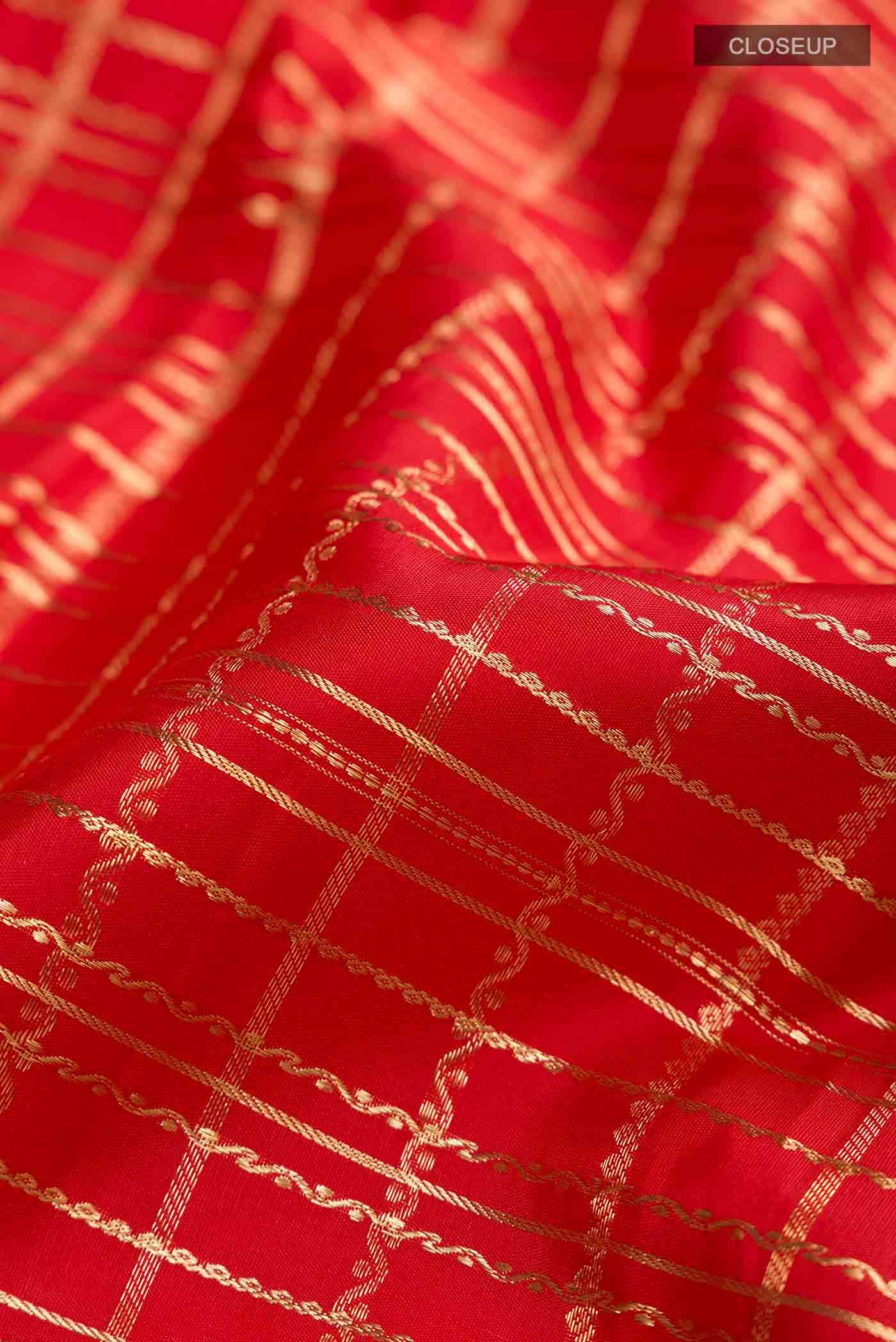 Red Kanchipuram Silk Saree