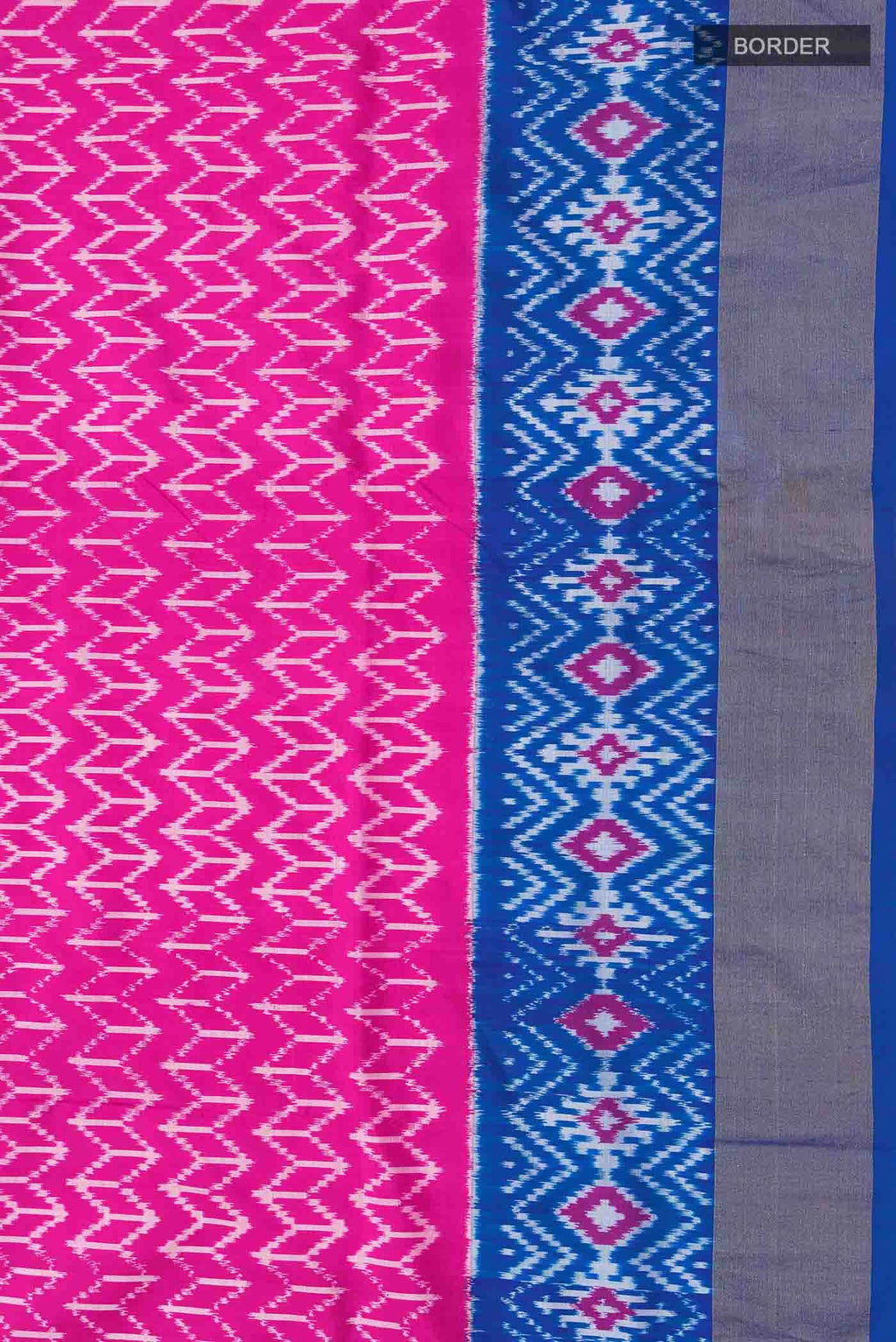 Pink Pochampally Silk Saree