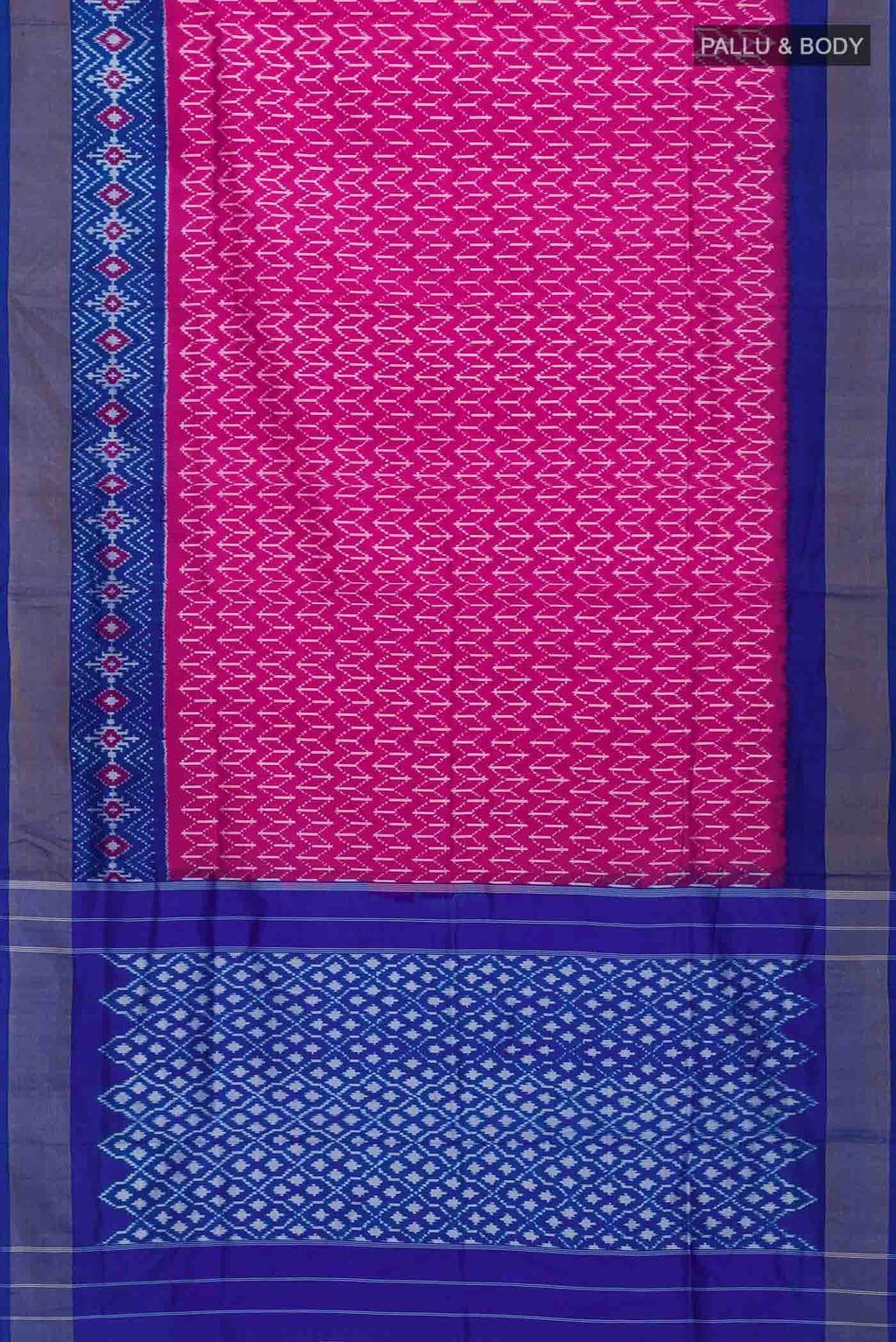 Pink Pochampally Silk Saree