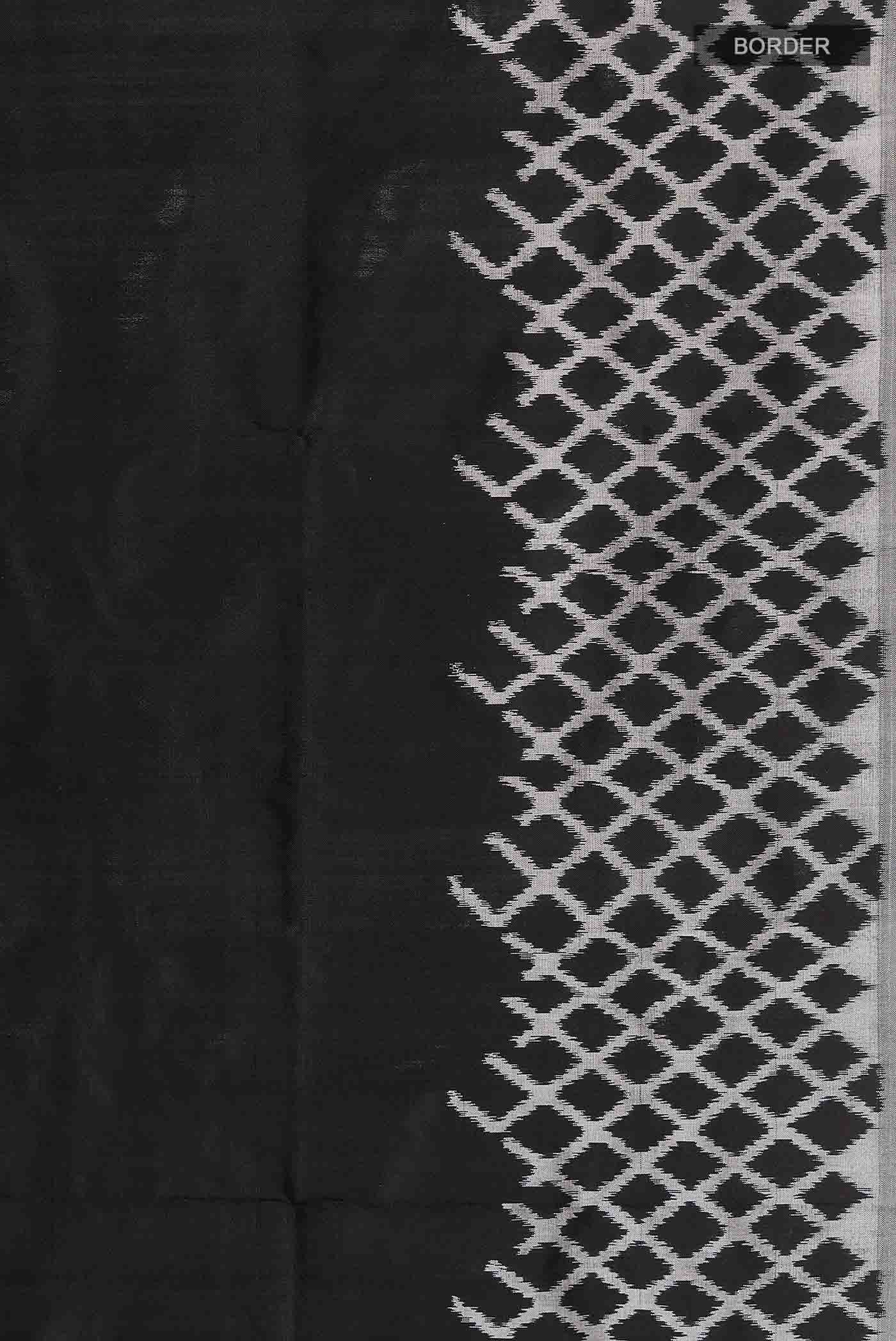 Black Pochampally Silk Saree
