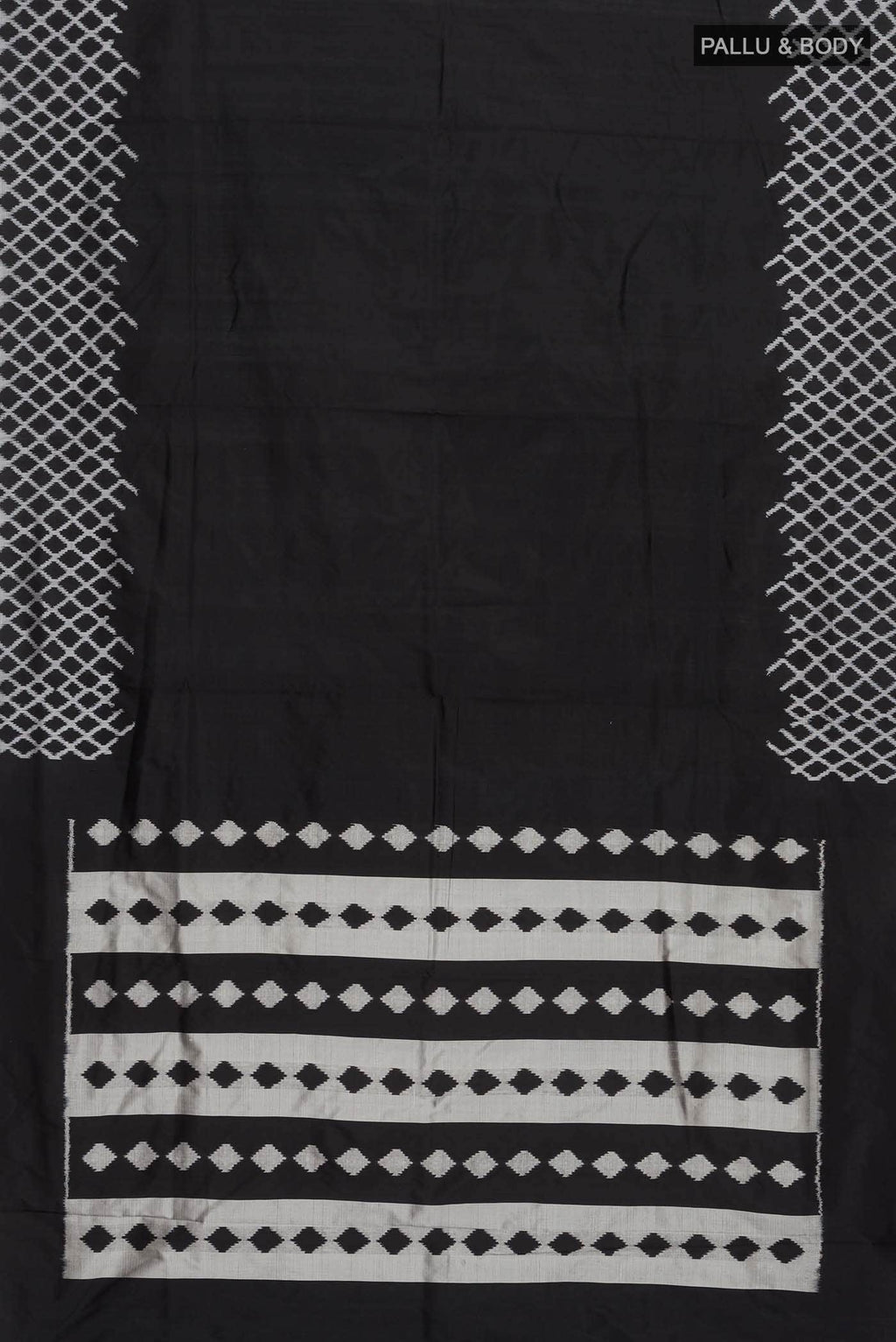 Black Pochampally Silk Saree